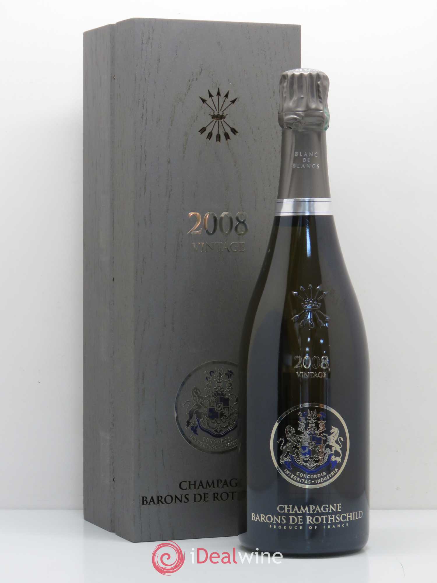 Champagne Barons de Rothschild Blanc de Blancs Vintage 2008 - Posten von 1 Flasche - 2