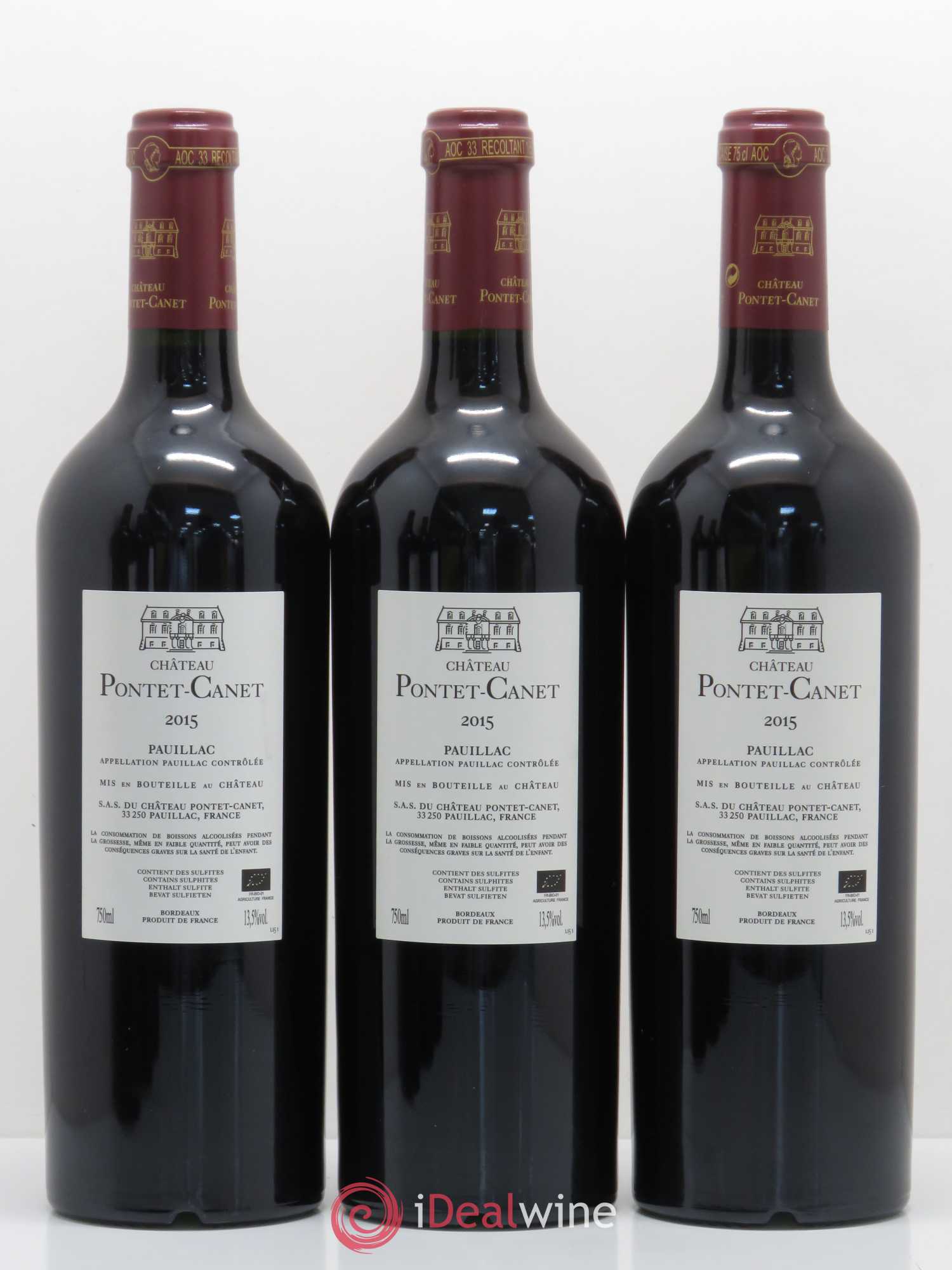 Château Pontet Canet 5ème Grand Cru Classé 2015 - Lot de 6 bouteilles - 4