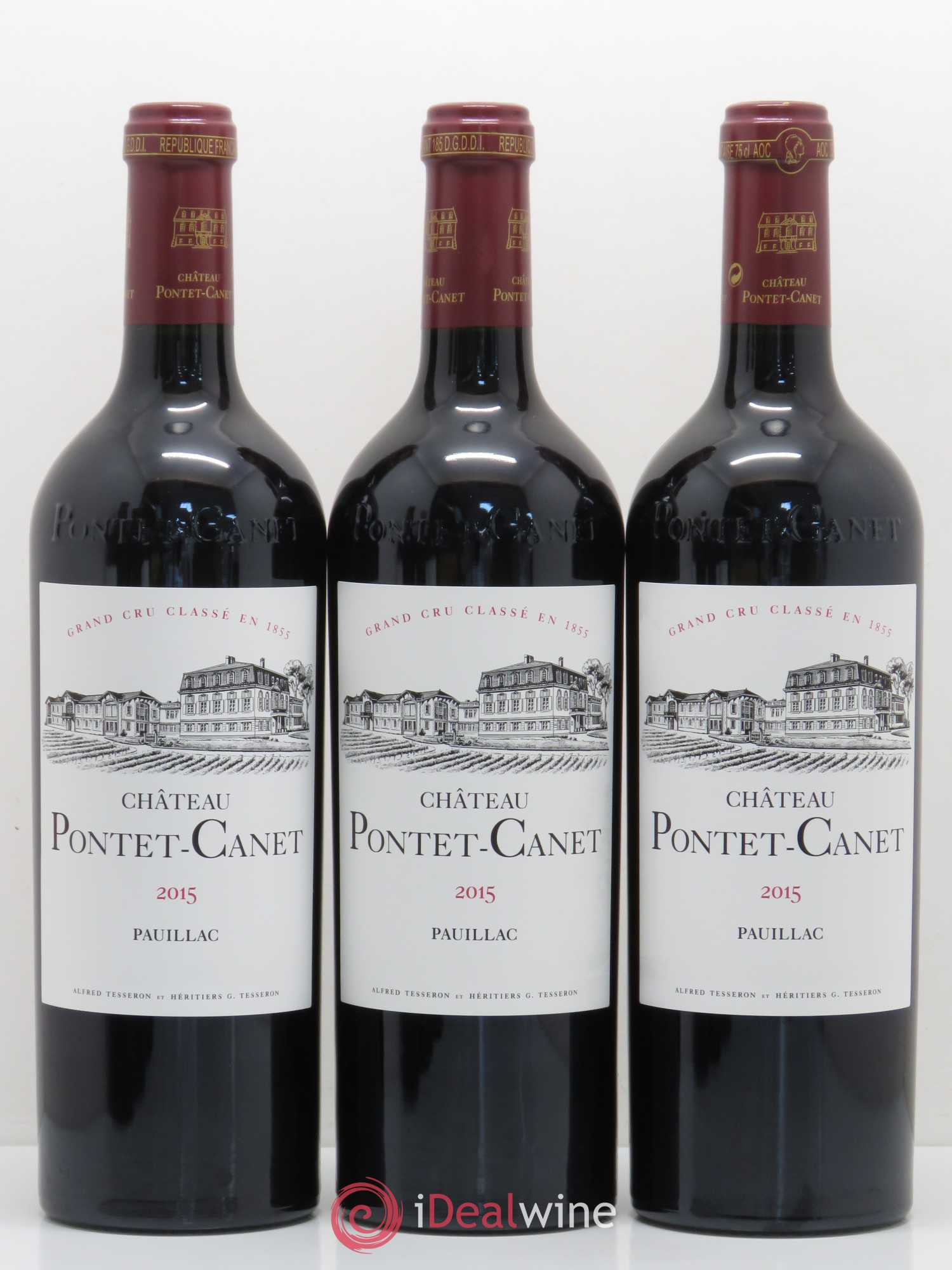 Château Pontet Canet 5ème Grand Cru Classé 2015 - Lot de 6 bouteilles - 3