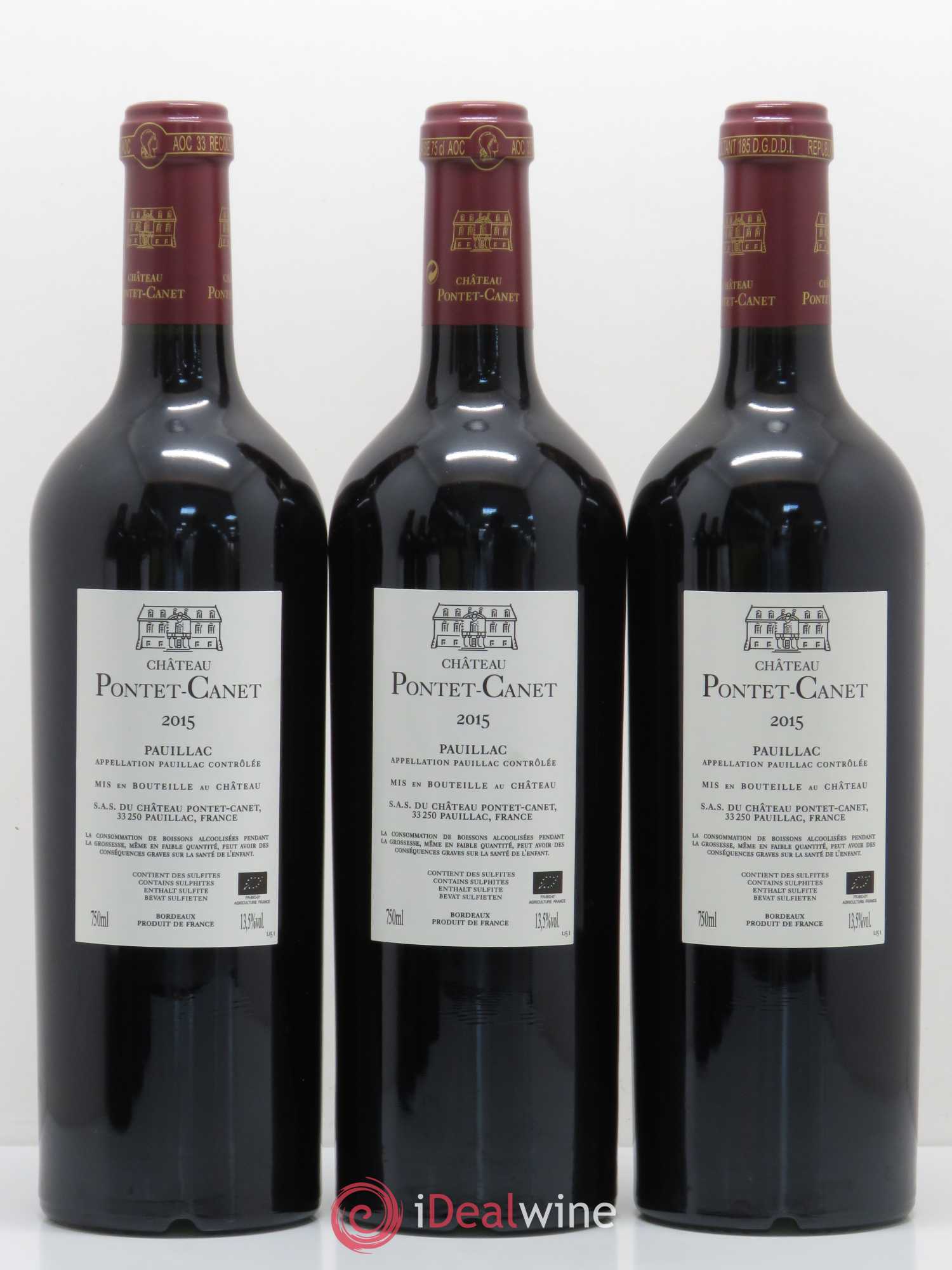Château Pontet Canet 5ème Grand Cru Classé 2015 - Lot de 6 bouteilles - 4