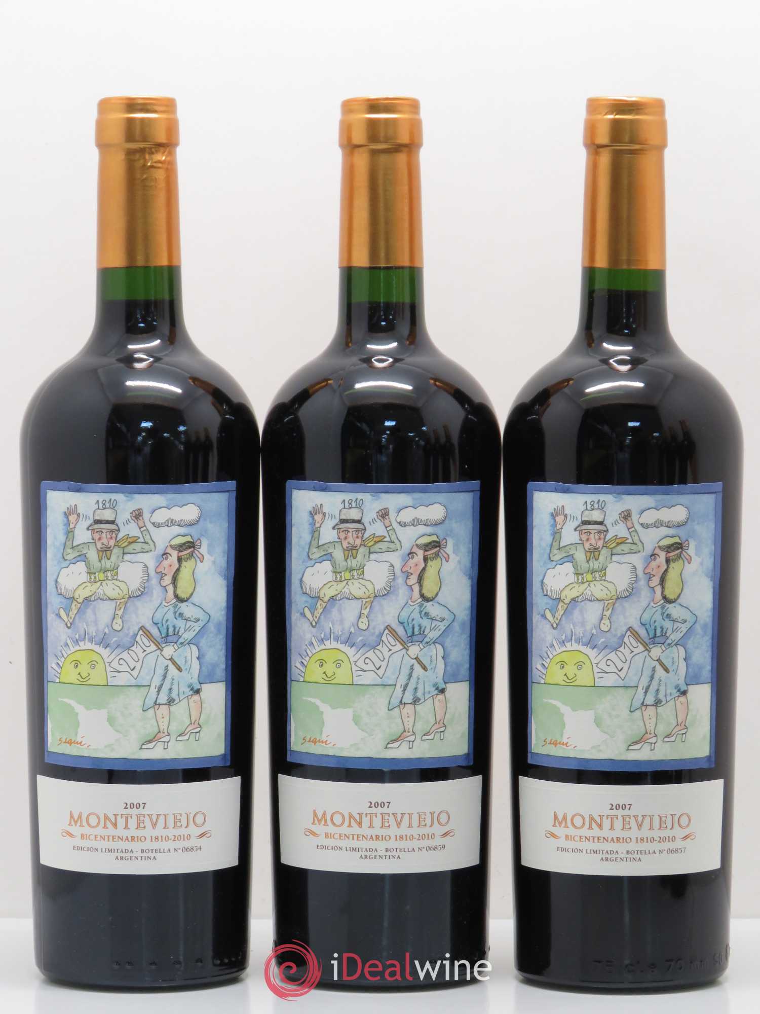 Vins Etrangers Argentine Monteviejo Collecciones Segui Vale de Uco 2007 - Posten von 6 Flaschen - 1