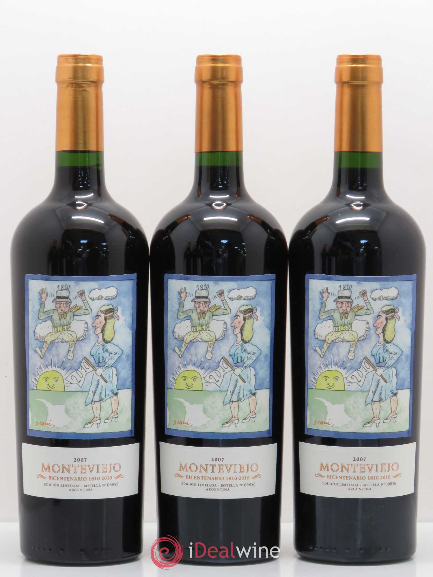 Vins Etrangers Argentine Monteviejo Collecciones Segui Vale de Uco 2007 - Posten von 6 Flaschen - 2