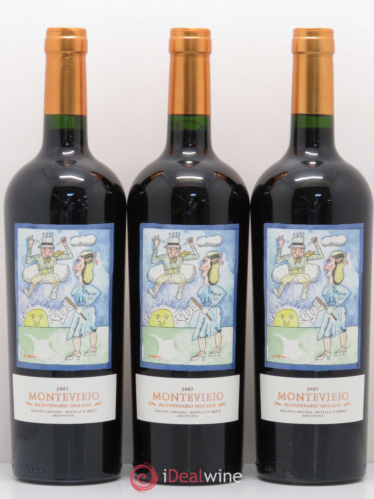 Vins Etrangers Argentine Monteviejo Collecciones Segui Vale de Uco 2007 - Posten von 3 Flaschen - 0