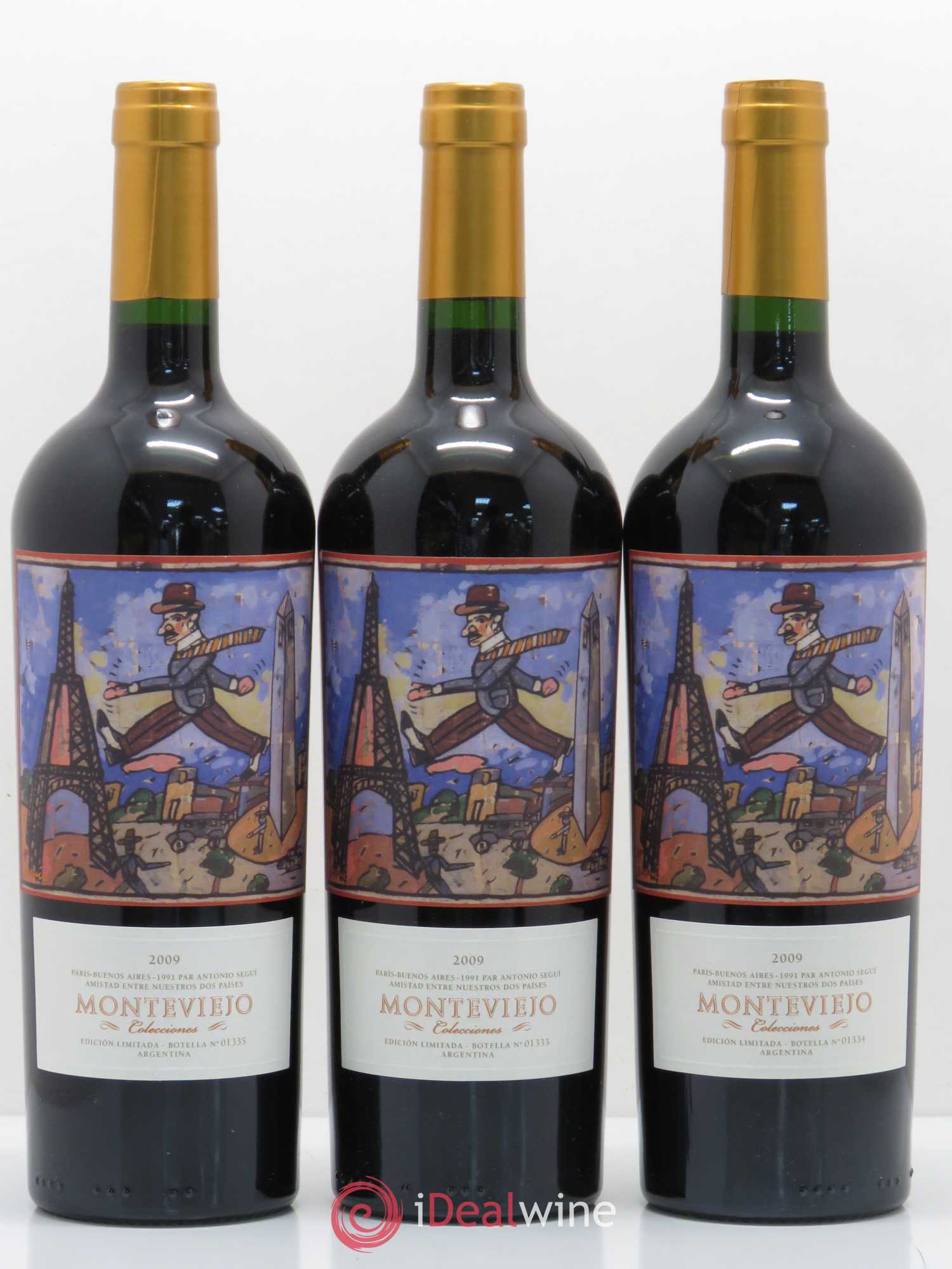 Vins Etrangers Argentine Monteviejo Collecciones Segui Vale de Uco 2009 - Posten von 3 Flaschen - 0