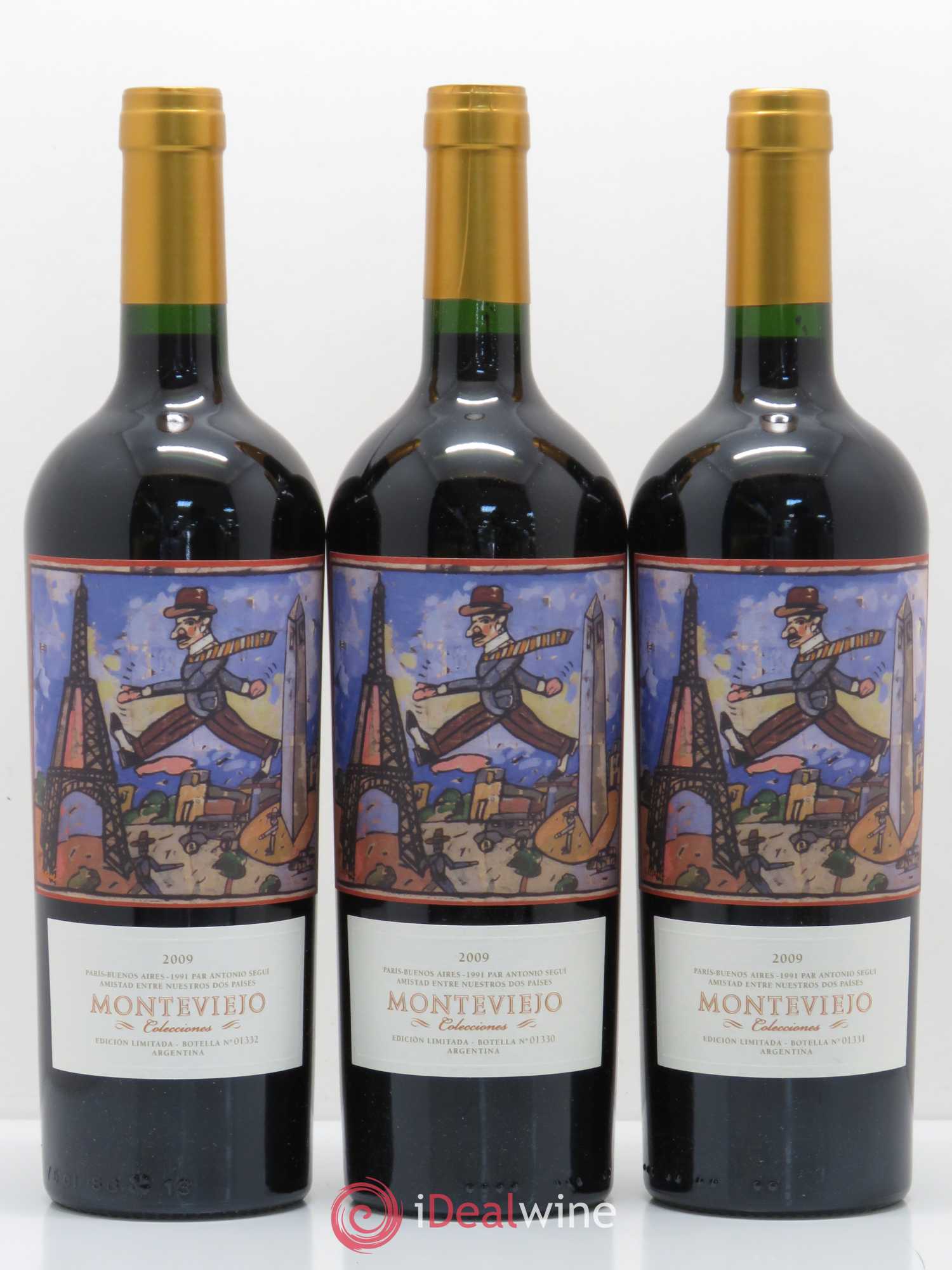 Vins Etrangers Argentine Monteviejo Collecciones Segui Vale de Uco 2009 - Posten von 3 Flaschen - 0
