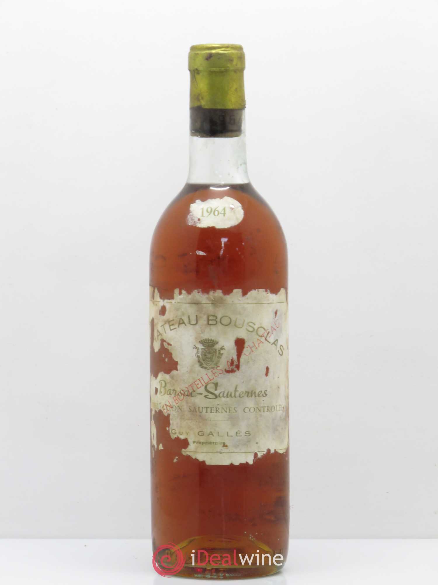 Sauternes Château Bousclas 1964 - Lotto di 1 bottiglia - 0