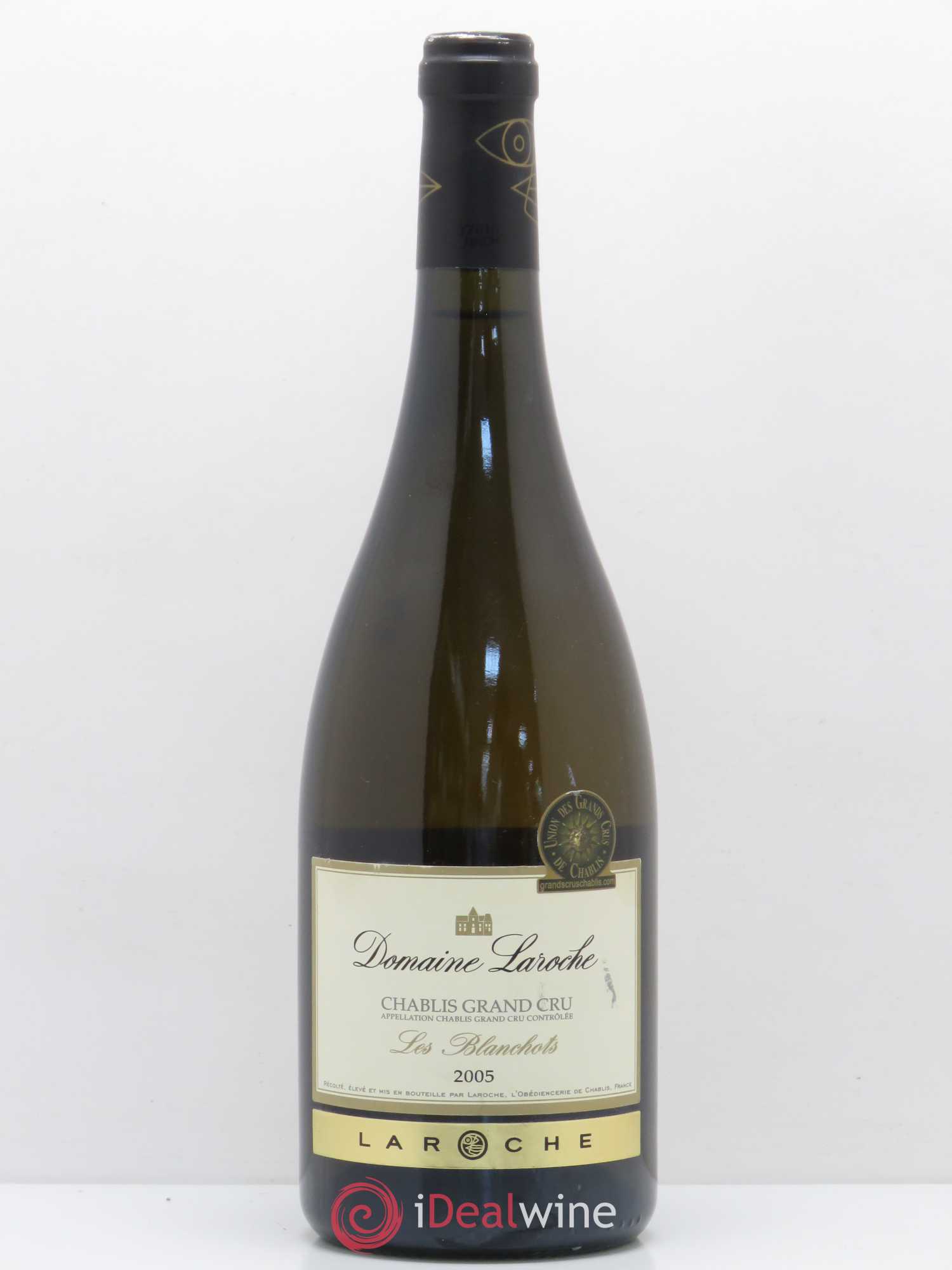 Chablis Grand Cru Les Blanchots Domaine Laroche 2005 - Lot de 1 bouteille - 0
