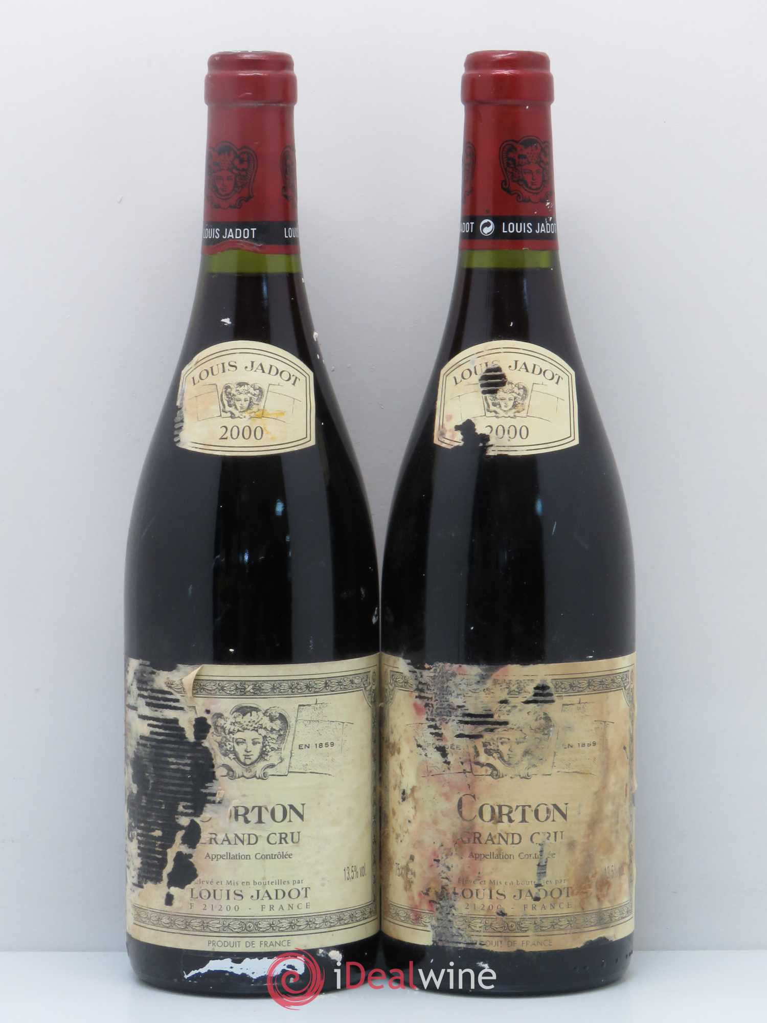 Corton Grand Cru Maison Louis Jadot 2000 - Lot de 2 bouteilles - 0