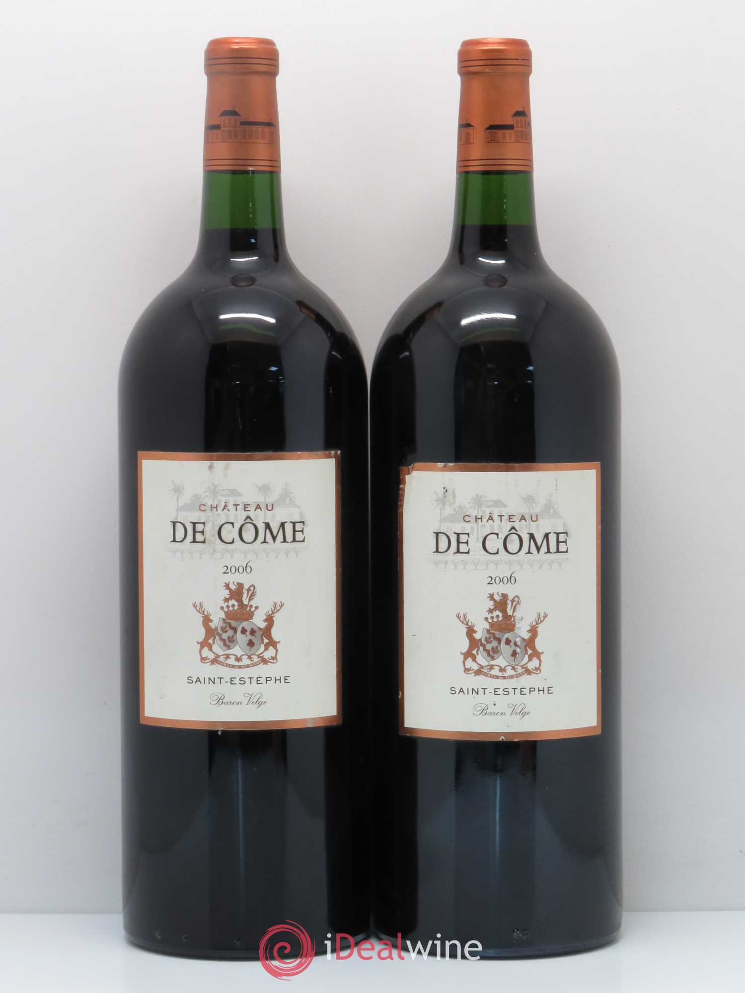 Saint-Estèphe Château de Côme 2006 - Lot de 2 magnums - 0
