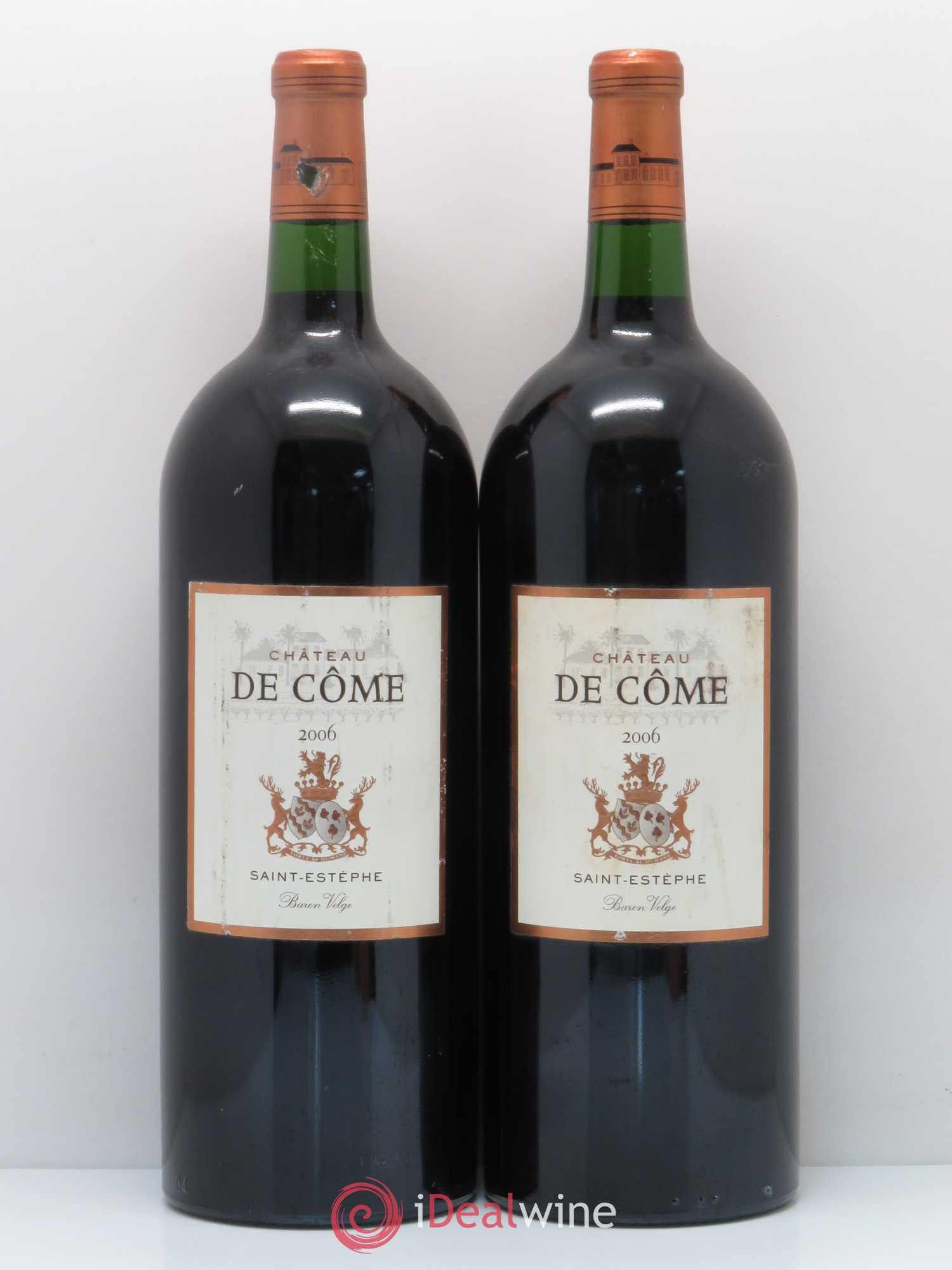 Saint-Estèphe Château de Côme 2006 - Lot de 2 magnums - 0
