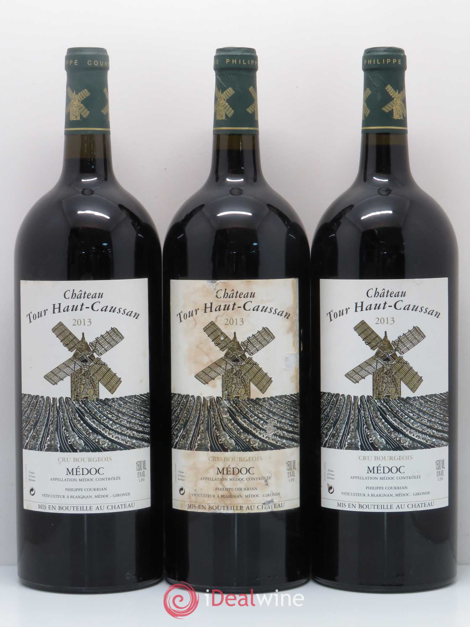 Château Tour Haut-Caussan Cru Bourgeois 2013 - Lot de 3 magnums - 0