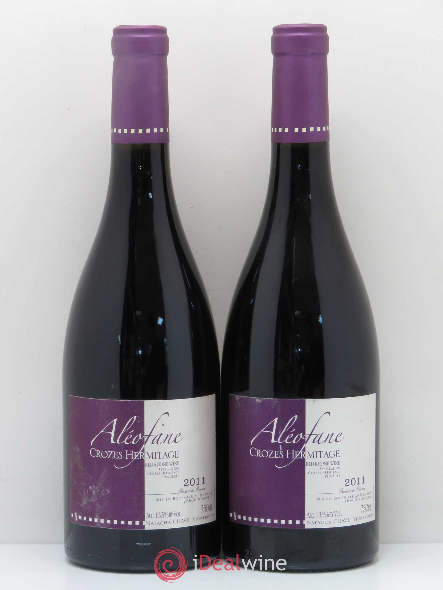 Crozes-Hermitage Aléofane (Domaine) (sans prix de réserve) 2011 - Lot de 2 bouteilles - 0