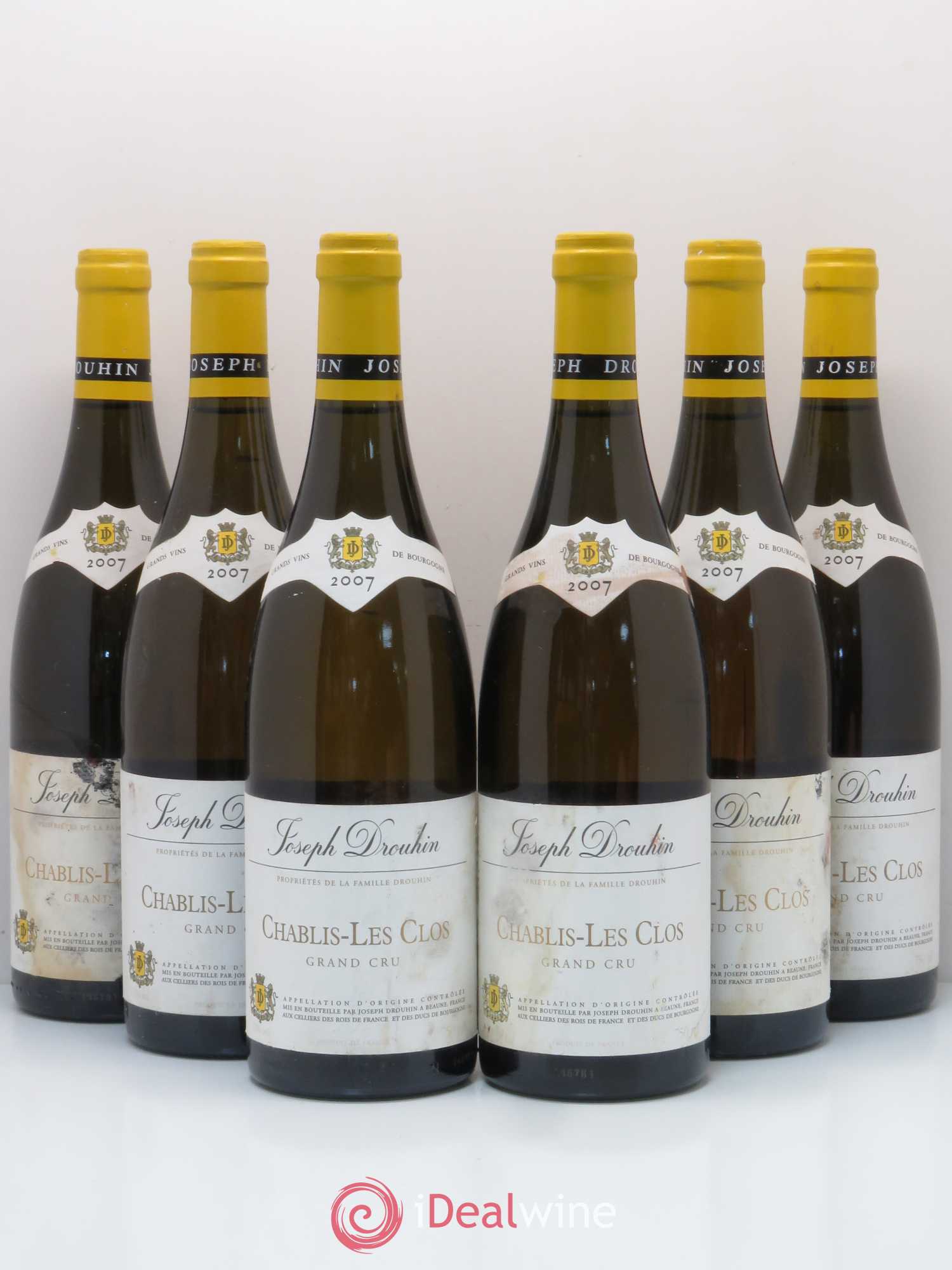 Chablis Grand Cru Les Clos Domaine Joseph Drouhin 2007 - Posten von 6 Flaschen - 0