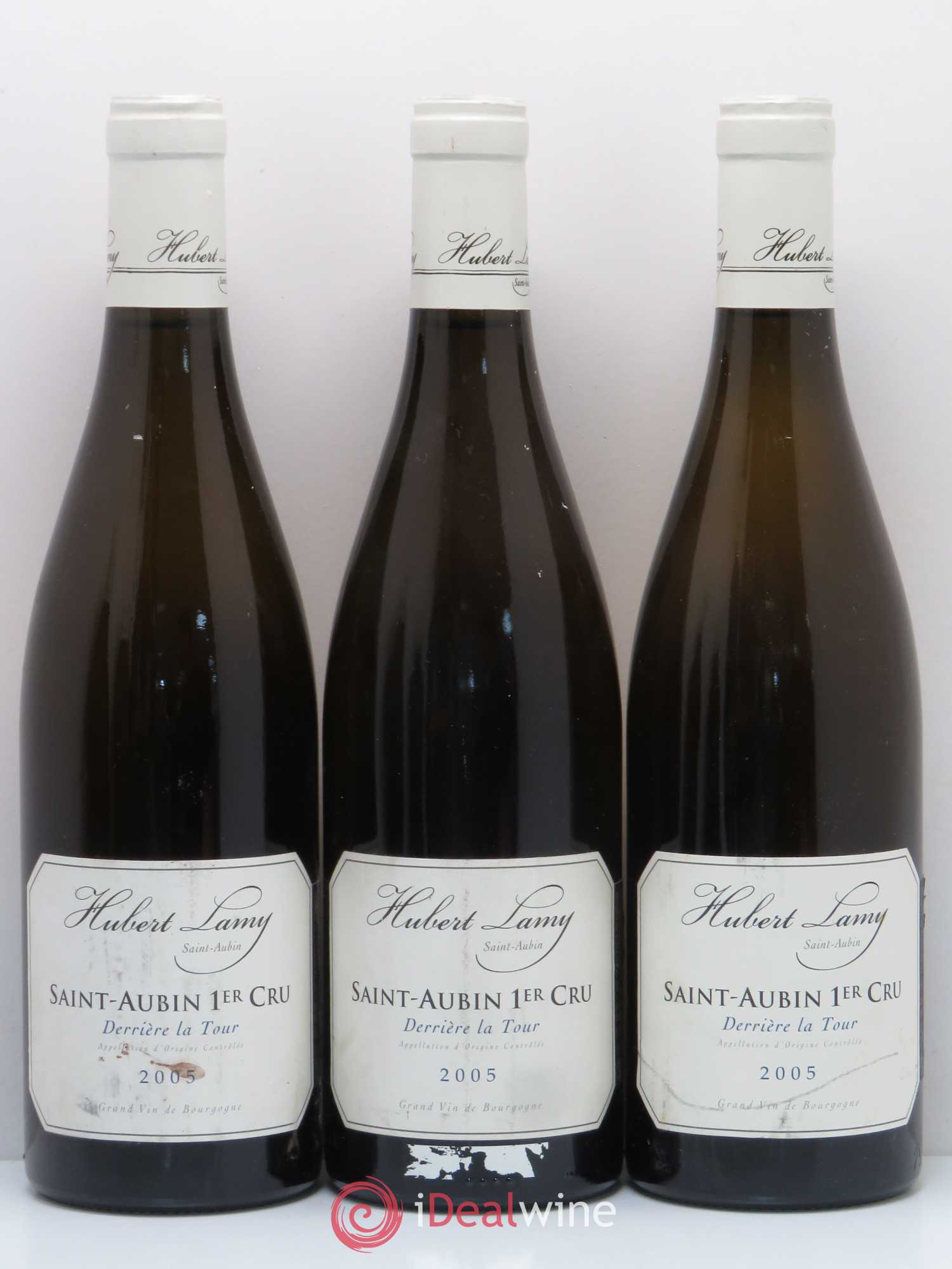Saint-Aubin 1er Cru Derrière La Tour Domaine Hubert Lamy 2005 - Lotto di 5 bottiglie - 1