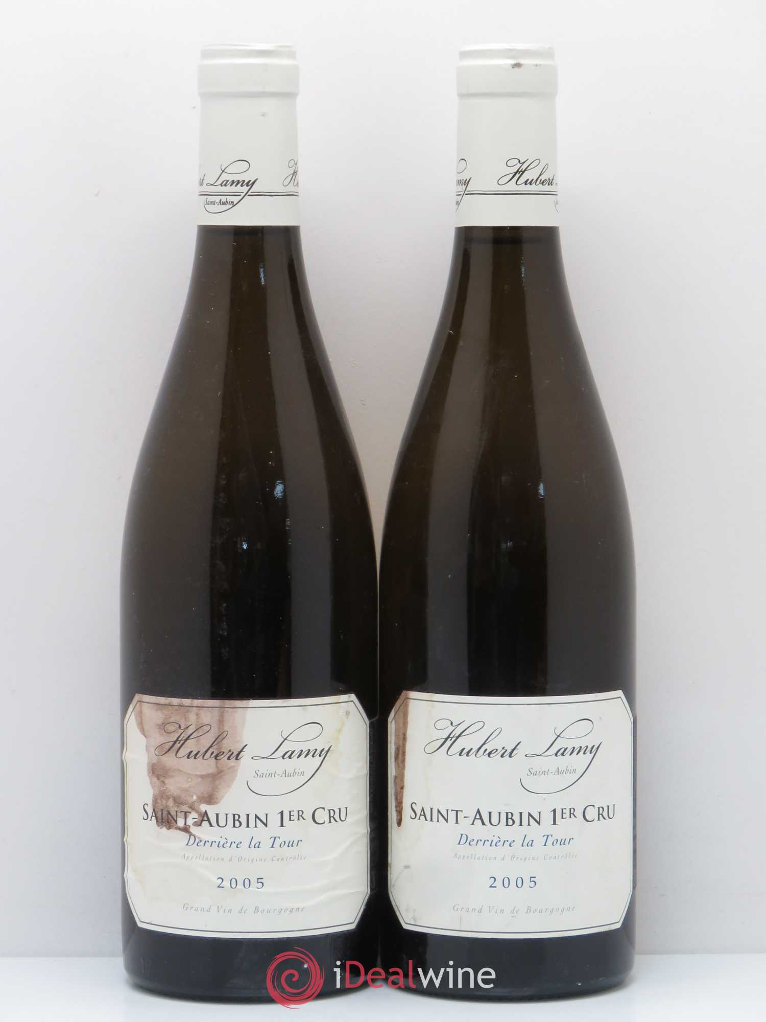 Saint-Aubin 1er Cru Derrière La Tour Domaine Hubert Lamy 2005 - Lotto di 5 bottiglie - 2