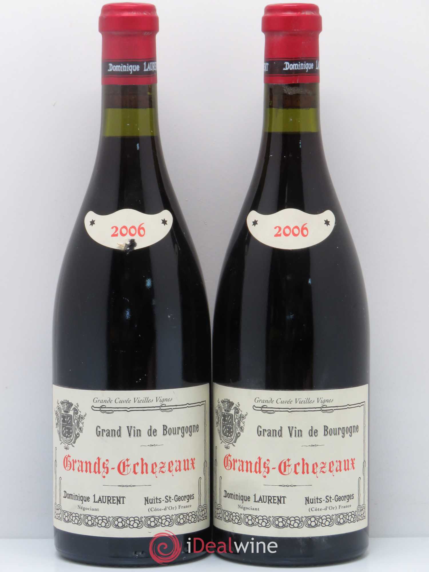 Grands-Echezeaux Grand Cru Dominique Laurent Grande Cuvée Vieilles Vignes 2006 - Lotto di 2 bottiglie - 0