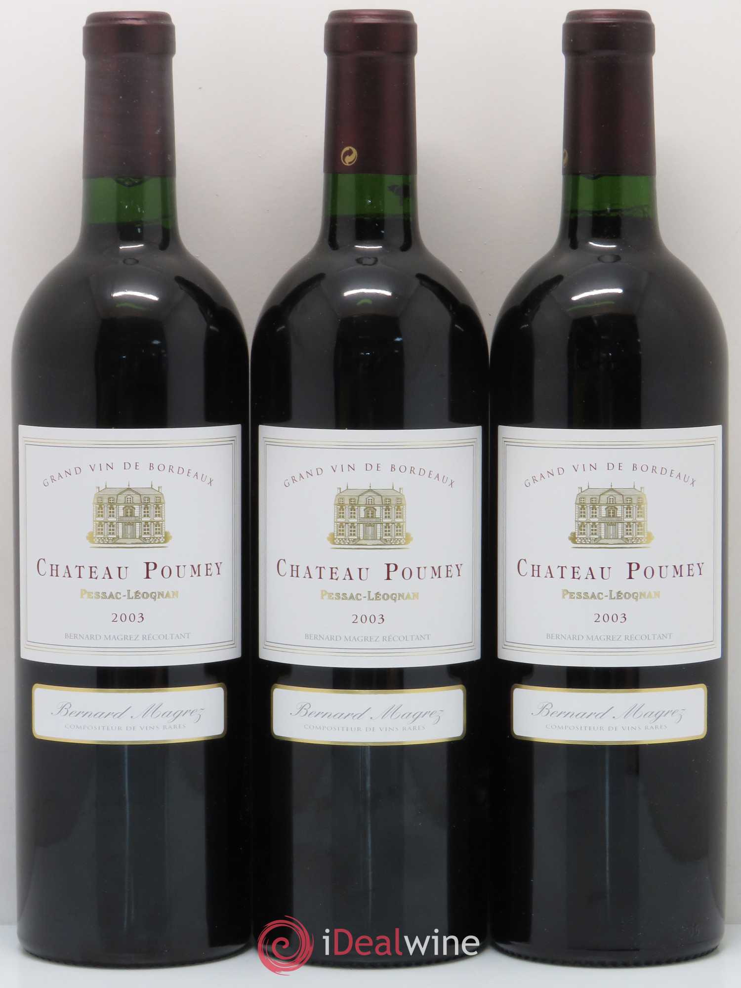Château Poumey 2003 - Lot de 6 bouteilles - 2