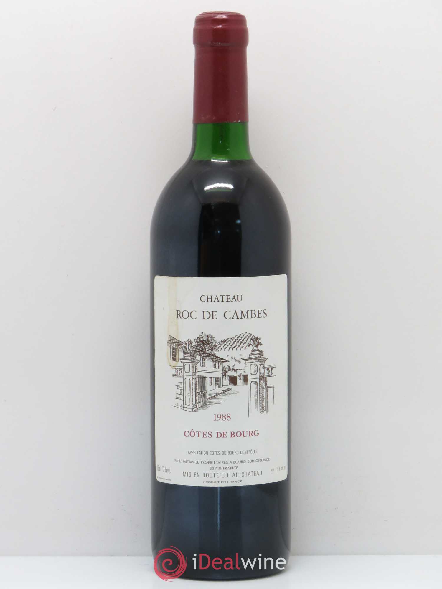 Roc de Cambes 1988 - Posten von 1 Flasche - 0