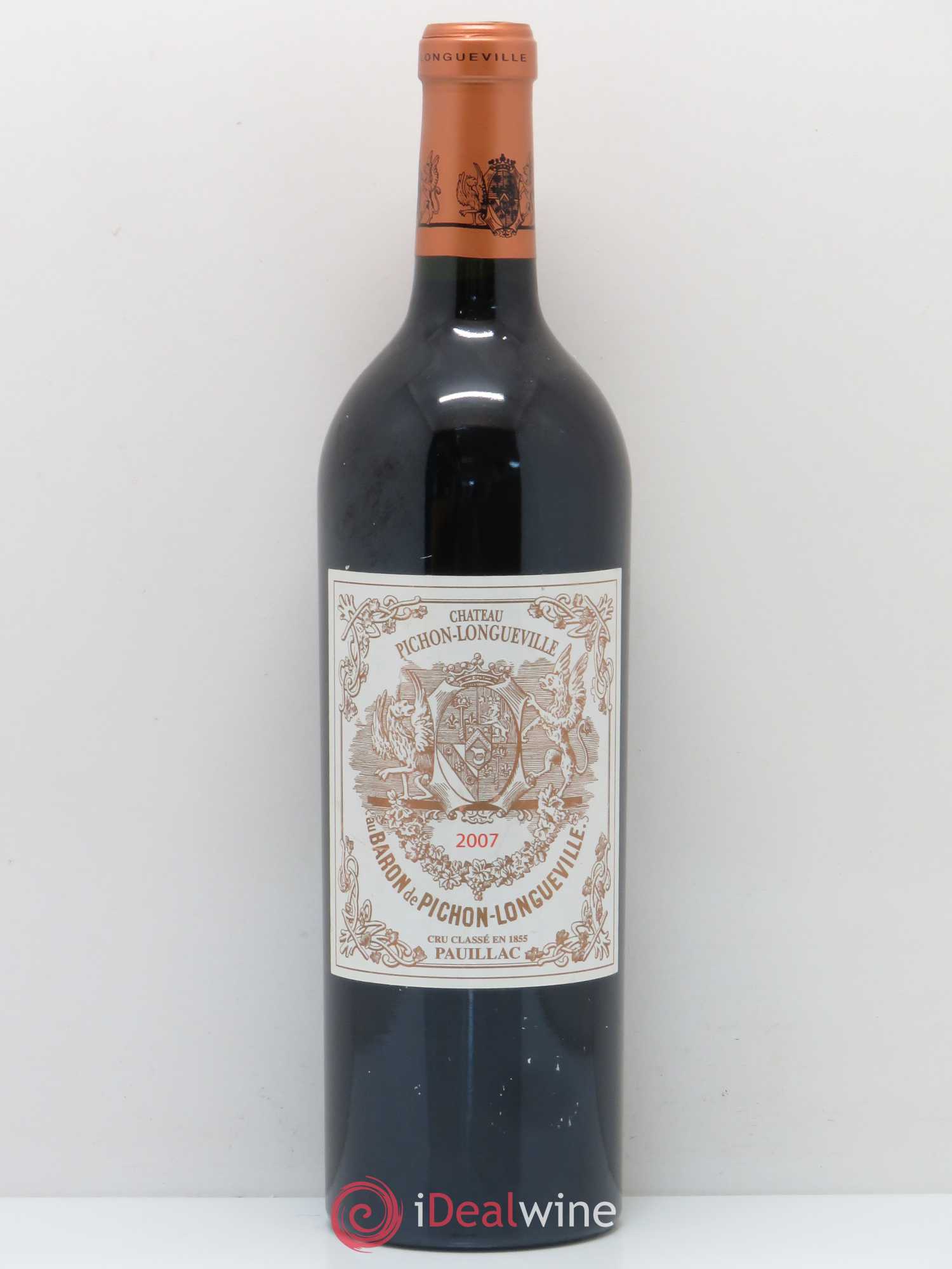 Pichon Longueville Baron 2ème Grand Cru Classé 2007 - Lot de 1 bouteille - 0