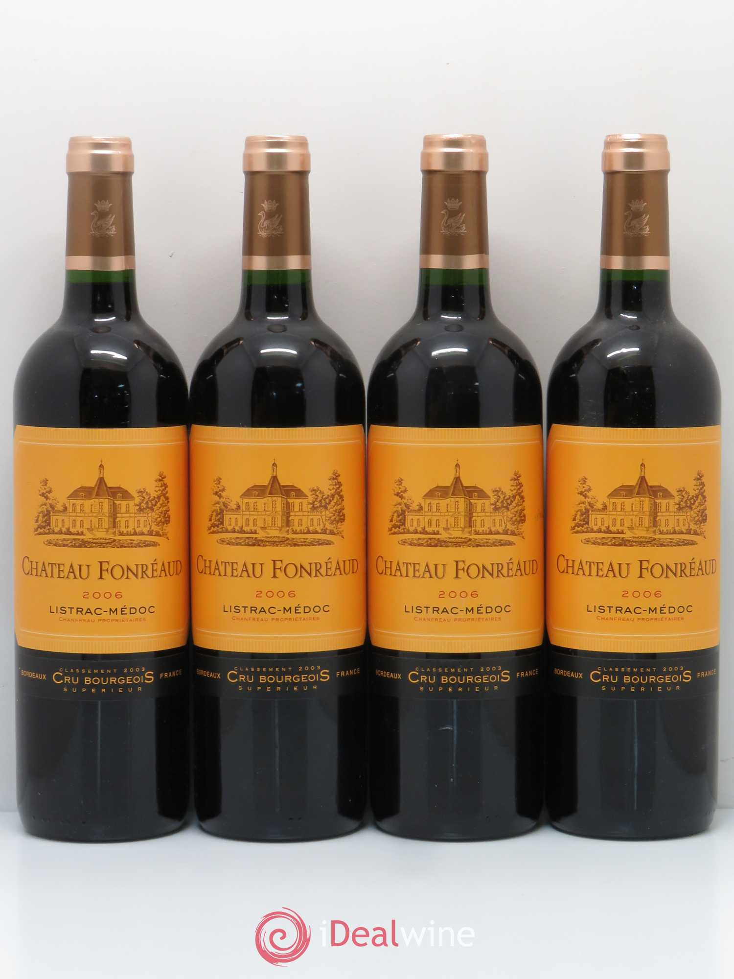 Château Fonréaud Cru Bourgeois 2006 - Lot de 4 bouteilles - 0