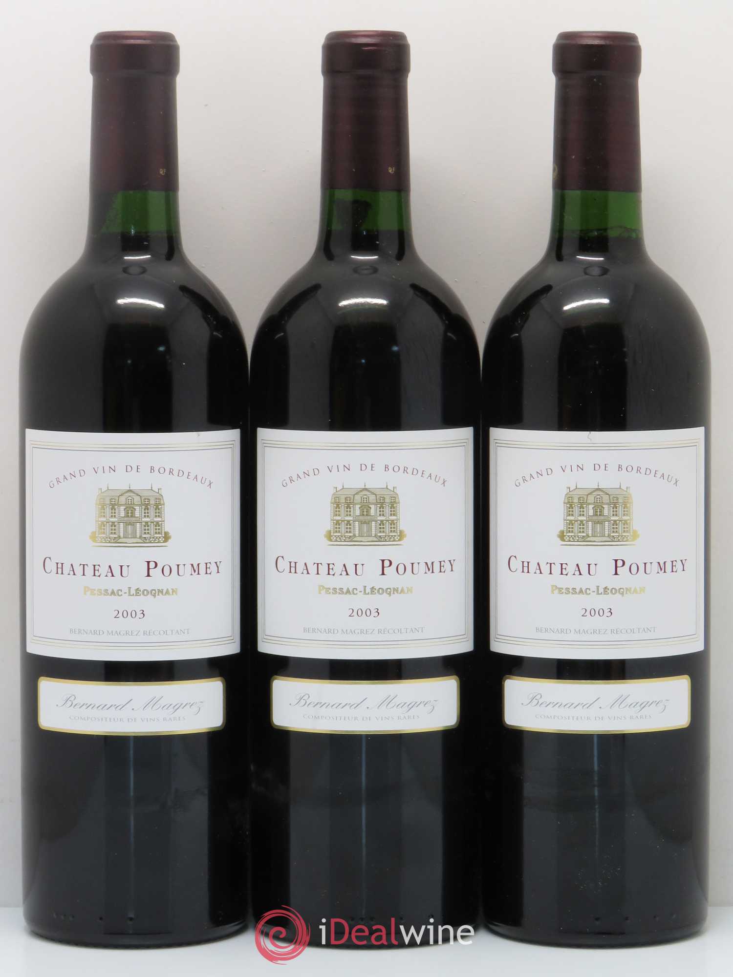 Château Poumey (sans prix de réserve) 2003 - Lot de 6 bouteilles - 2