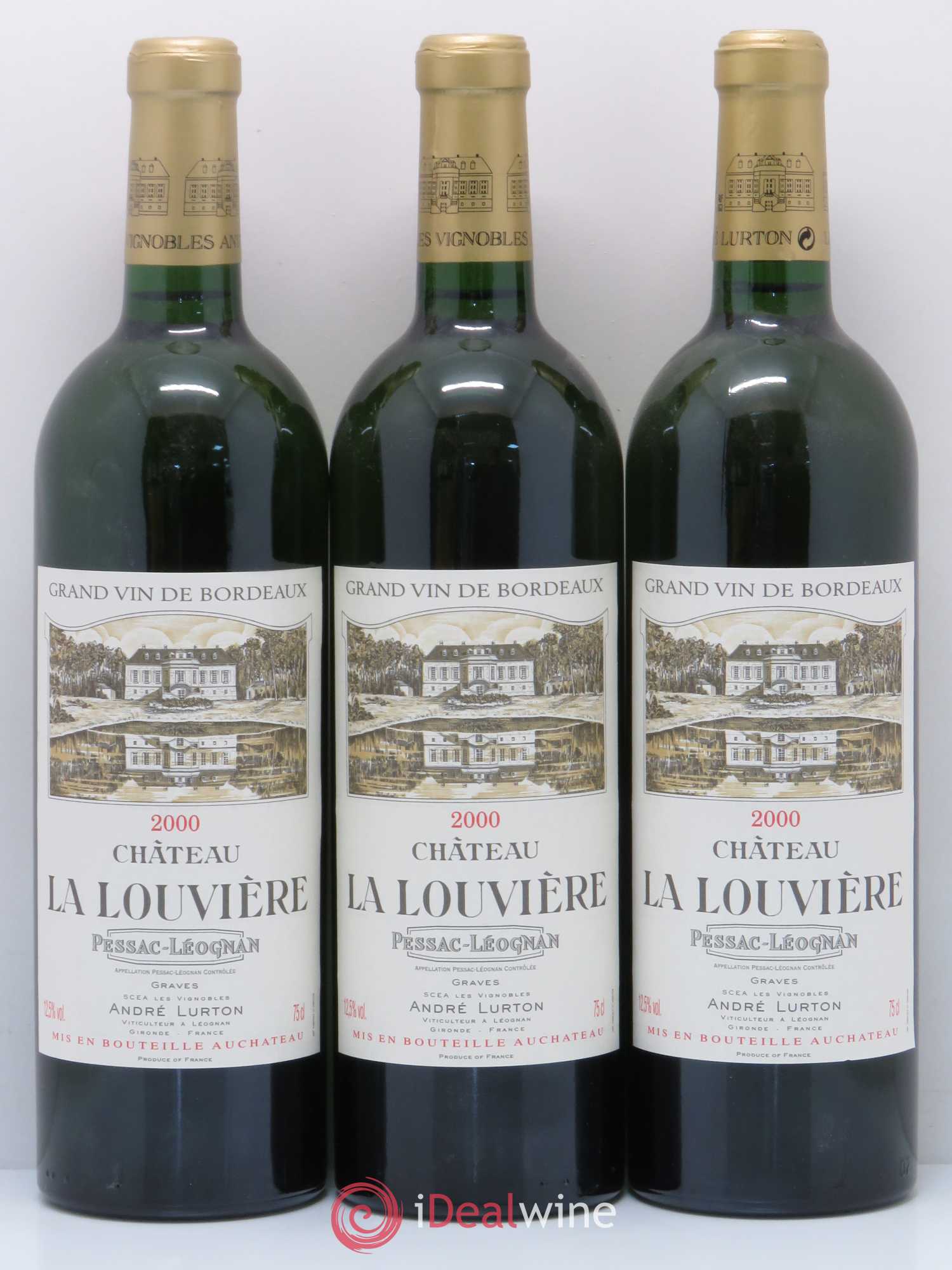 Château la Louvière 2000 - Lot de 6 bouteilles - 2