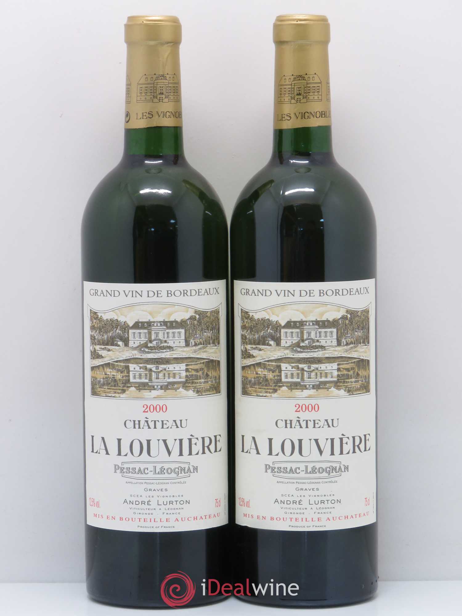 Château la Louvière 2000 - Lot de 5 bouteilles - 2