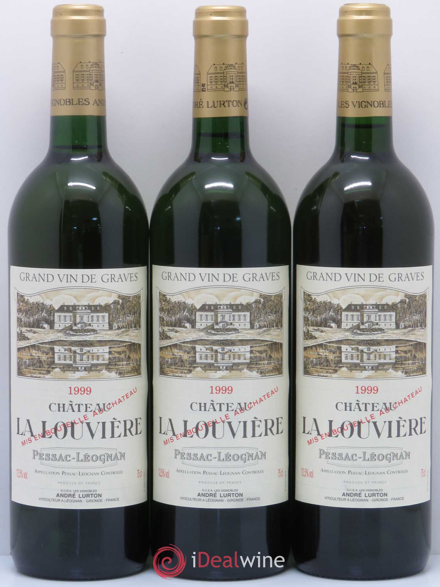 Château la Louvière 1999 - Lot de 12 bouteilles - 3