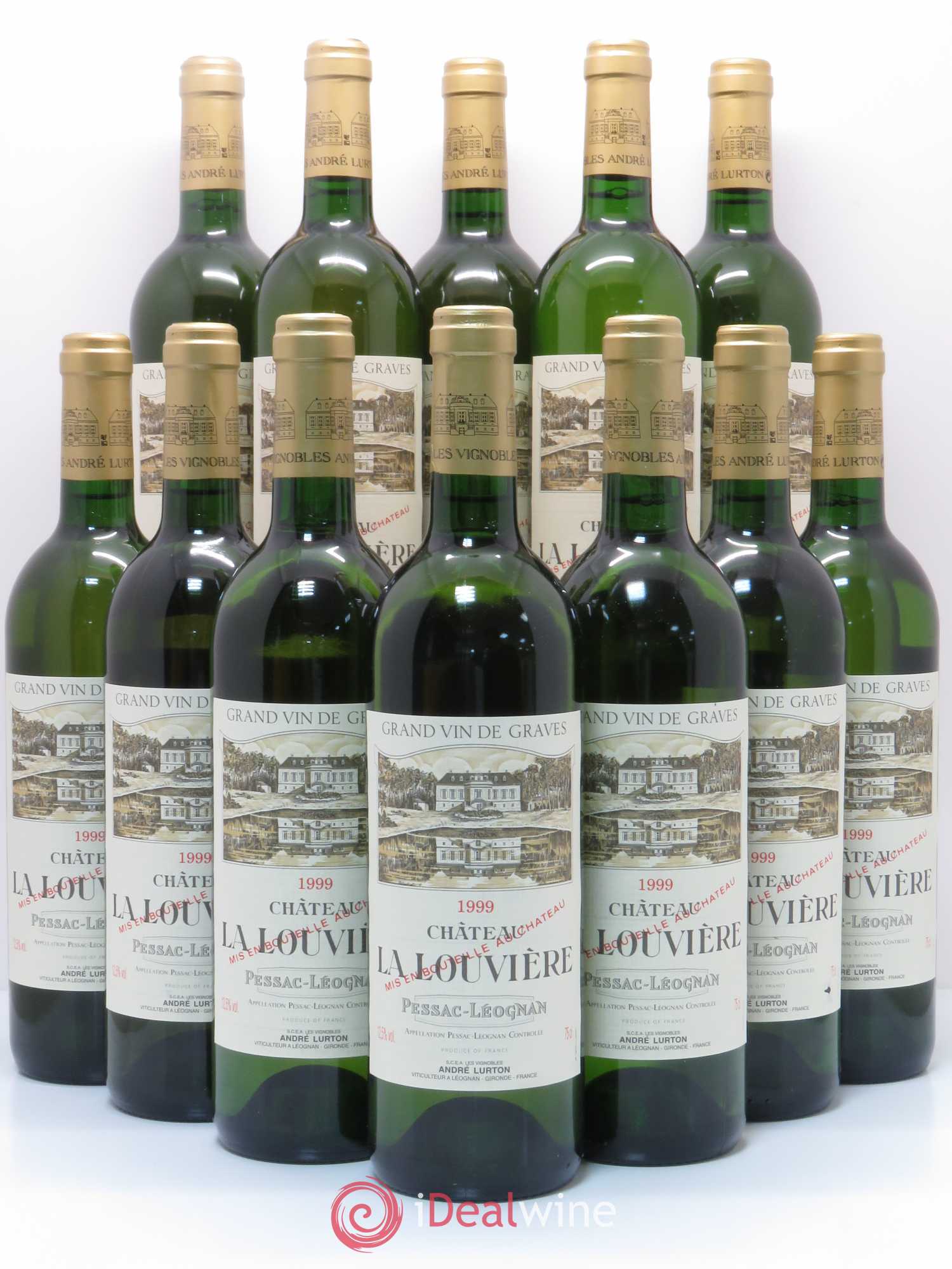 Château la Louvière 1999 - Lot de 12 bouteilles - 0
