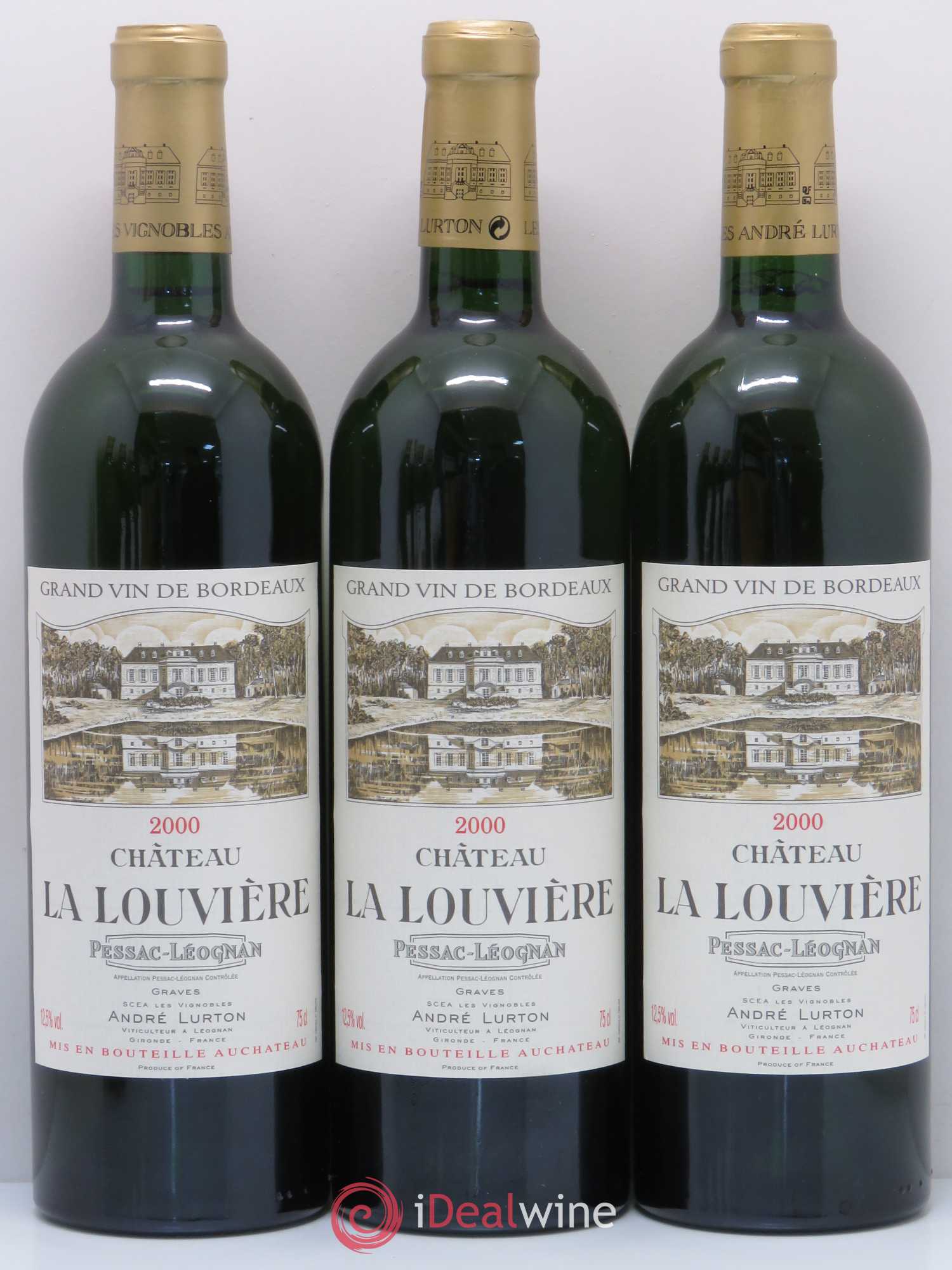 Château la Louvière 2000 - Lot de 12 bouteilles - 1