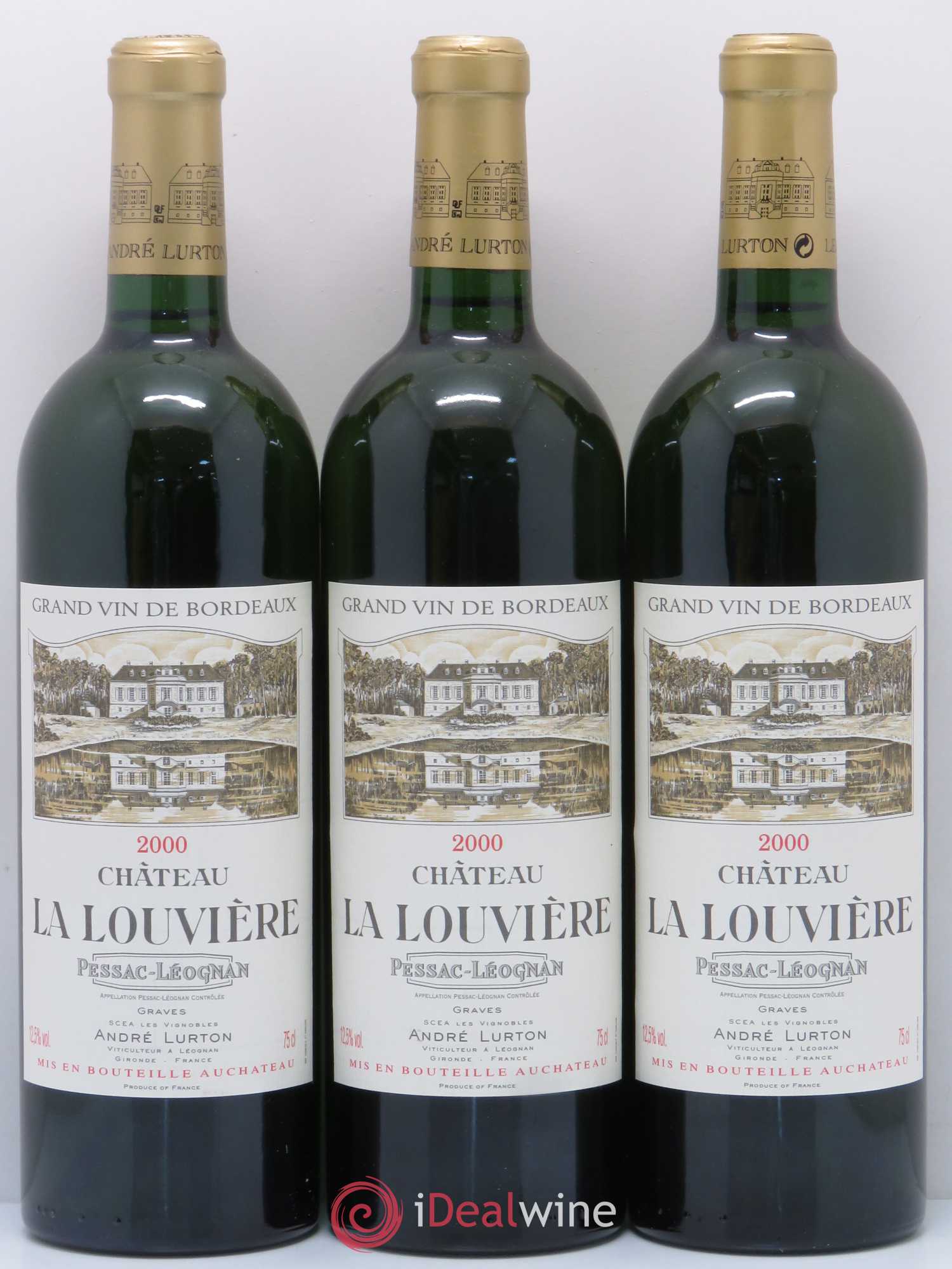 Château la Louvière 2000 - Lot de 12 bouteilles - 2