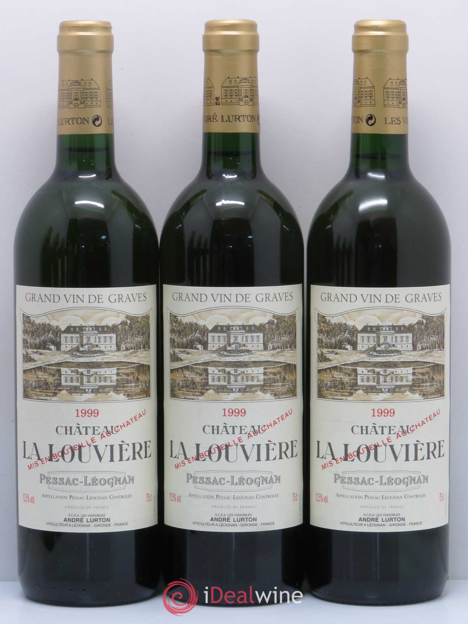 Château la Louvière 1999 - Lot de 6 bouteilles - 1