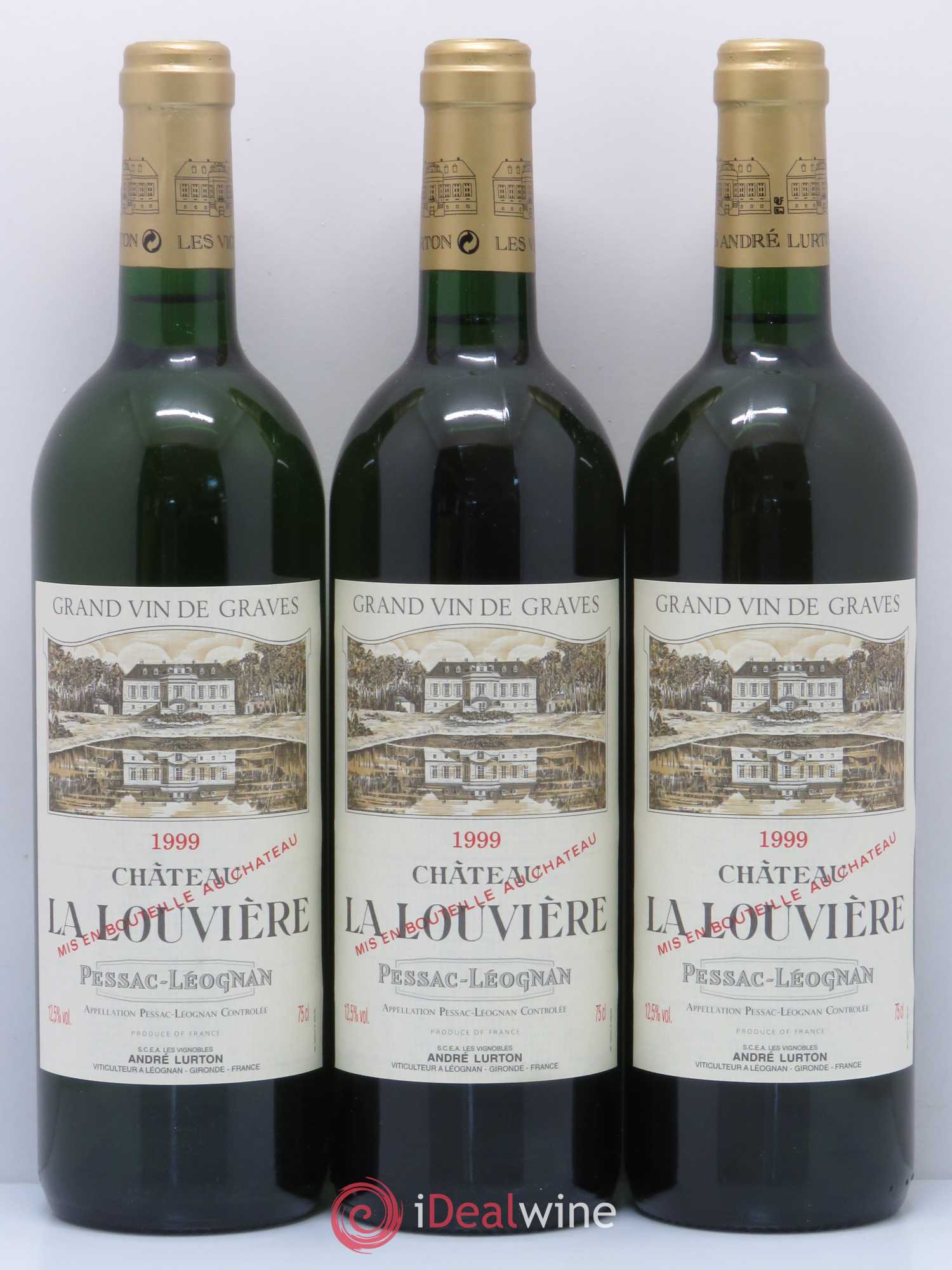 Château la Louvière 1999 - Lot de 6 bouteilles - 2