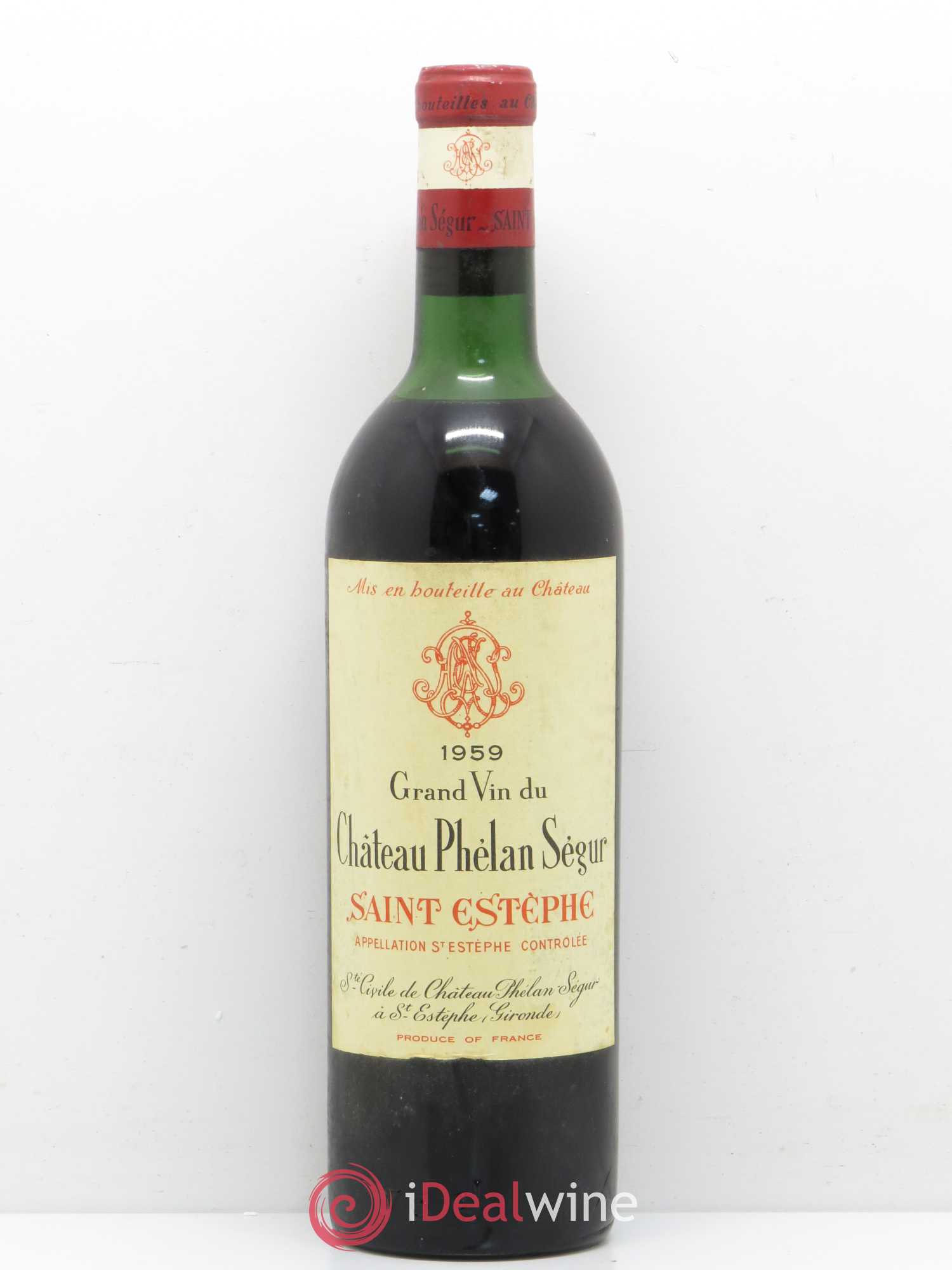 Château Phélan Ségur 1959 - Lot de 1 bouteille - 0
