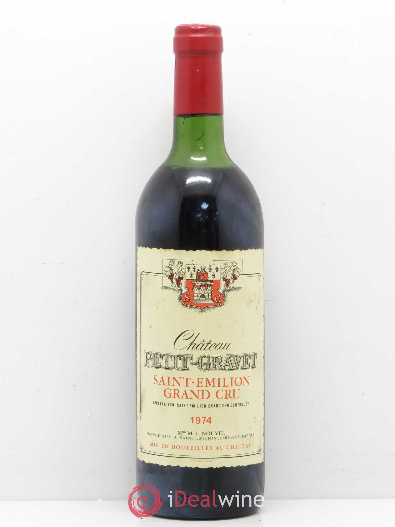 Saint-Émilion Château Petit Gravet 1974 - Lot de 1 bouteille - 0