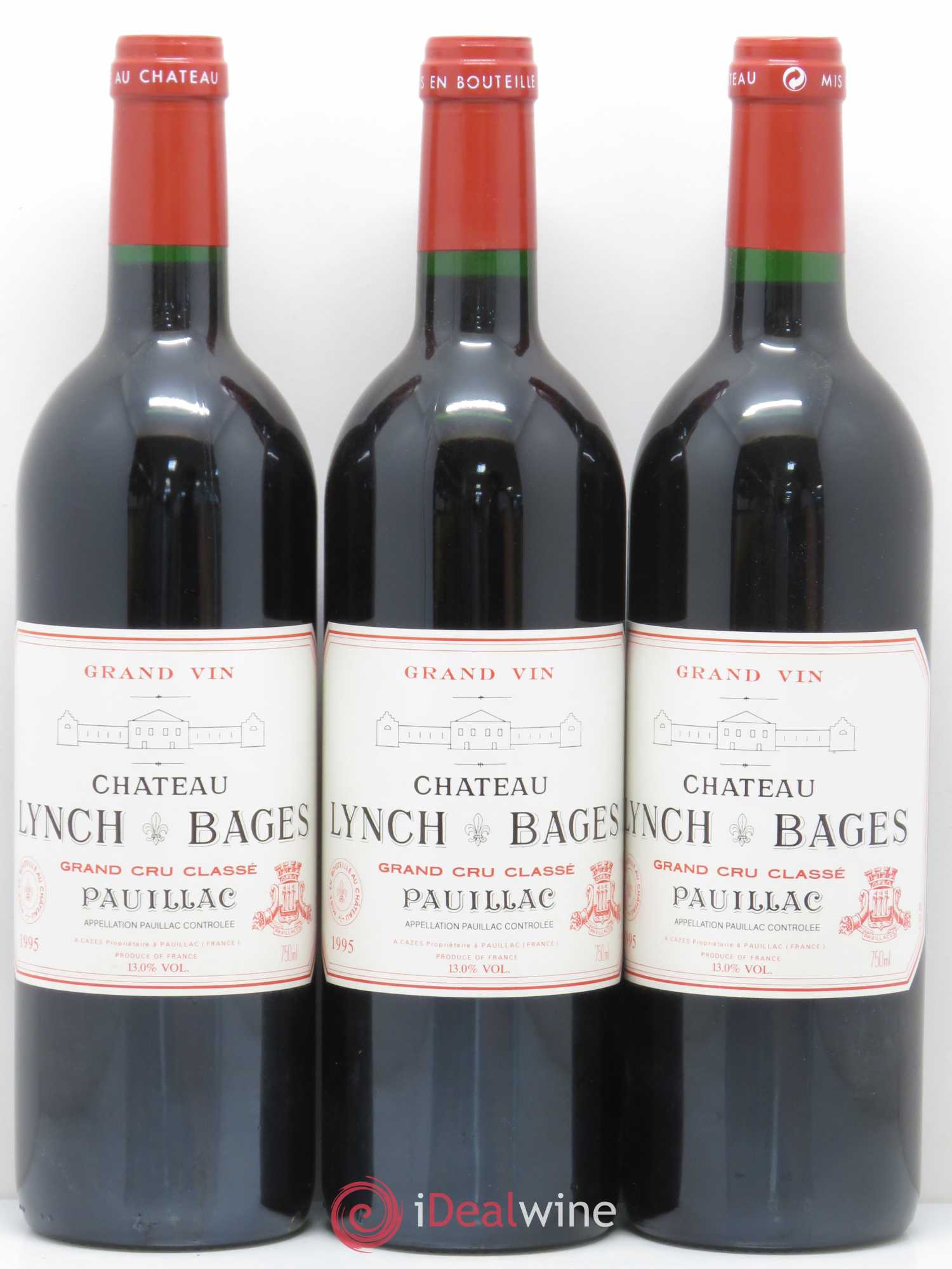 Château Lynch Bages 5ème Grand Cru Classé 1995 - Lot de 12 bouteilles - 2