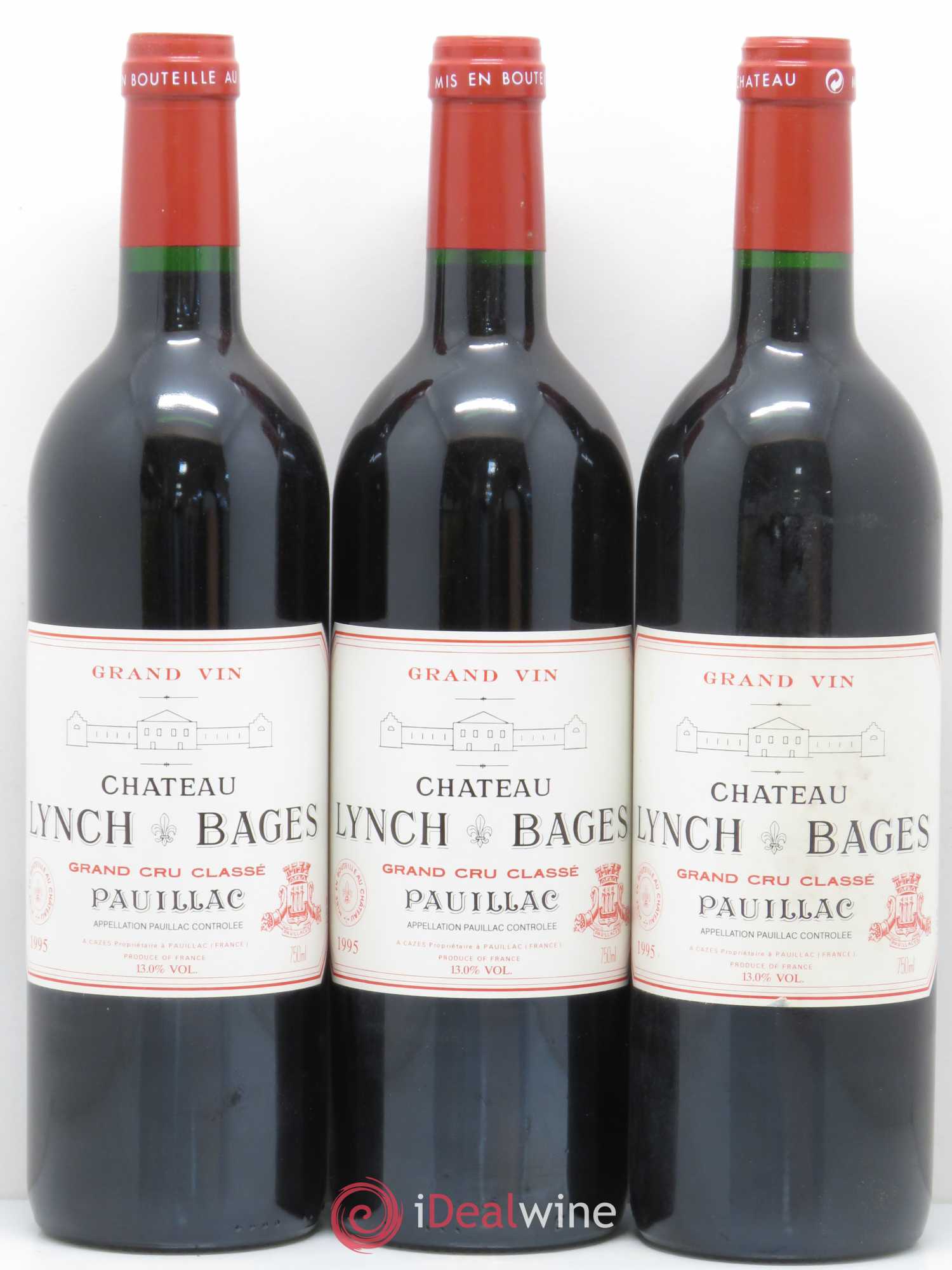 Château Lynch Bages 5ème Grand Cru Classé 1995 - Lot de 12 bouteilles - 3
