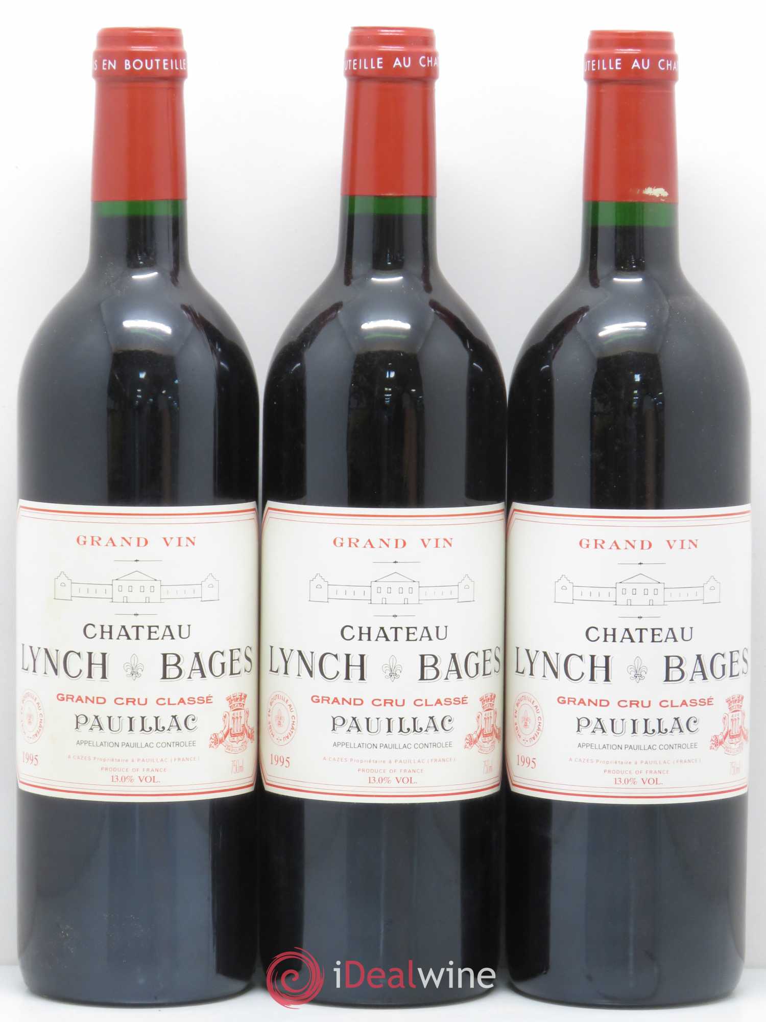 Château Lynch Bages 5ème Grand Cru Classé 1995 - Lot de 12 bouteilles - 4