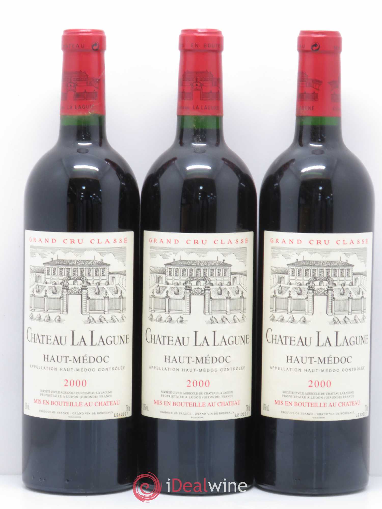 Château la Lagune 3ème Grand Cru Classé 2000 - Lot de 12 bouteilles - 3