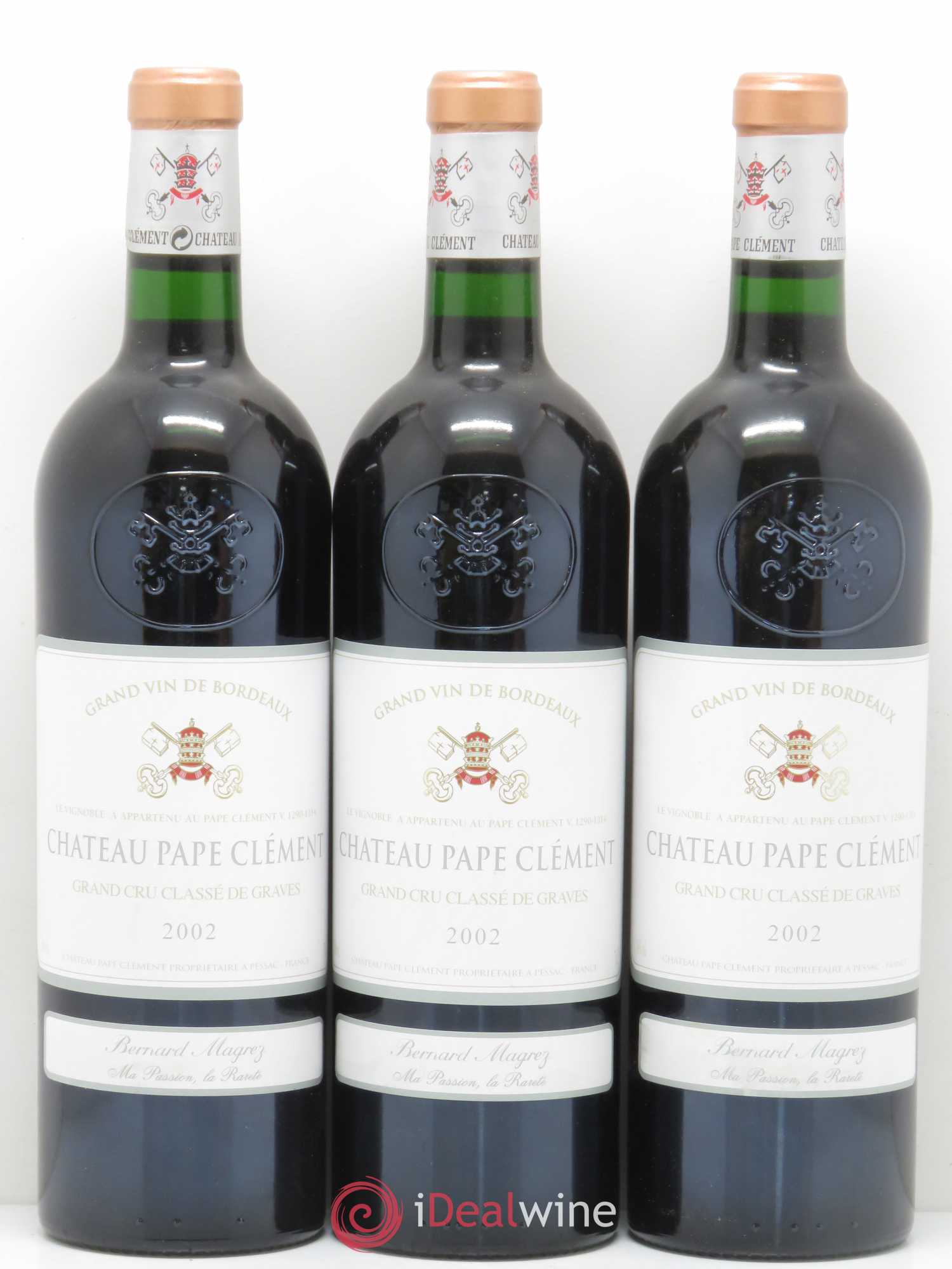 Château Pape Clément Cru Classé de Graves 2002 - Lot de 12 bouteilles - 1