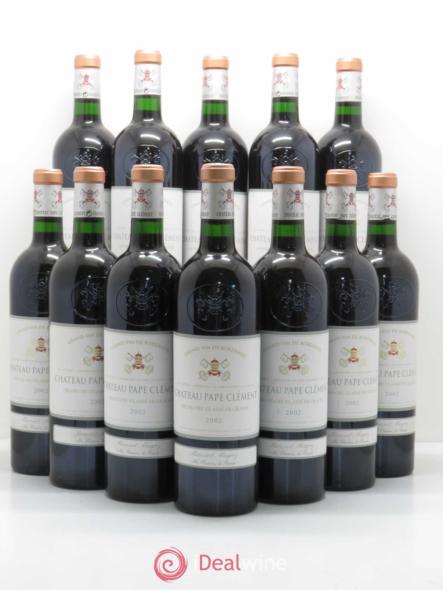 Château Pape Clément Cru Classé de Graves 2002 - Lot de 12 bouteilles - 0