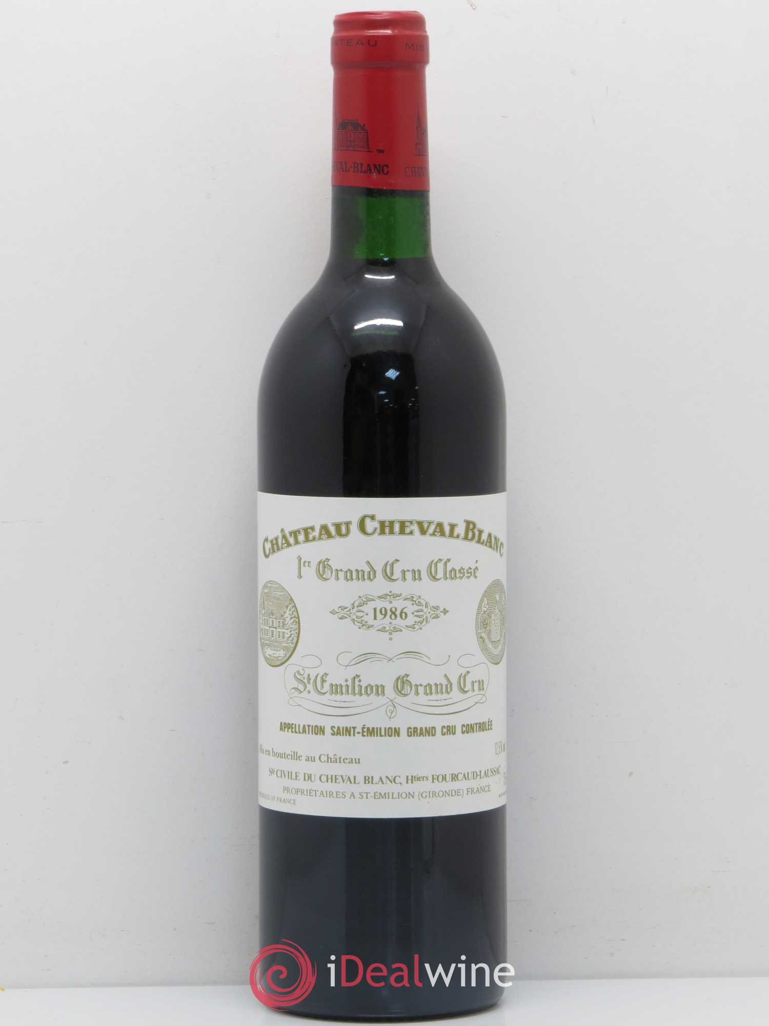 Château Cheval Blanc 1er Grand Cru Classé A 1986 - Lot de 1 bouteille - 0