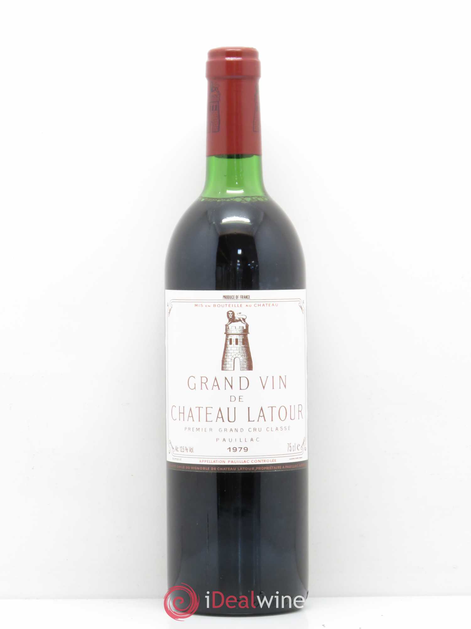 Château Latour 1er Grand Cru Classé 1979 - Lot de 1 bouteille - 0