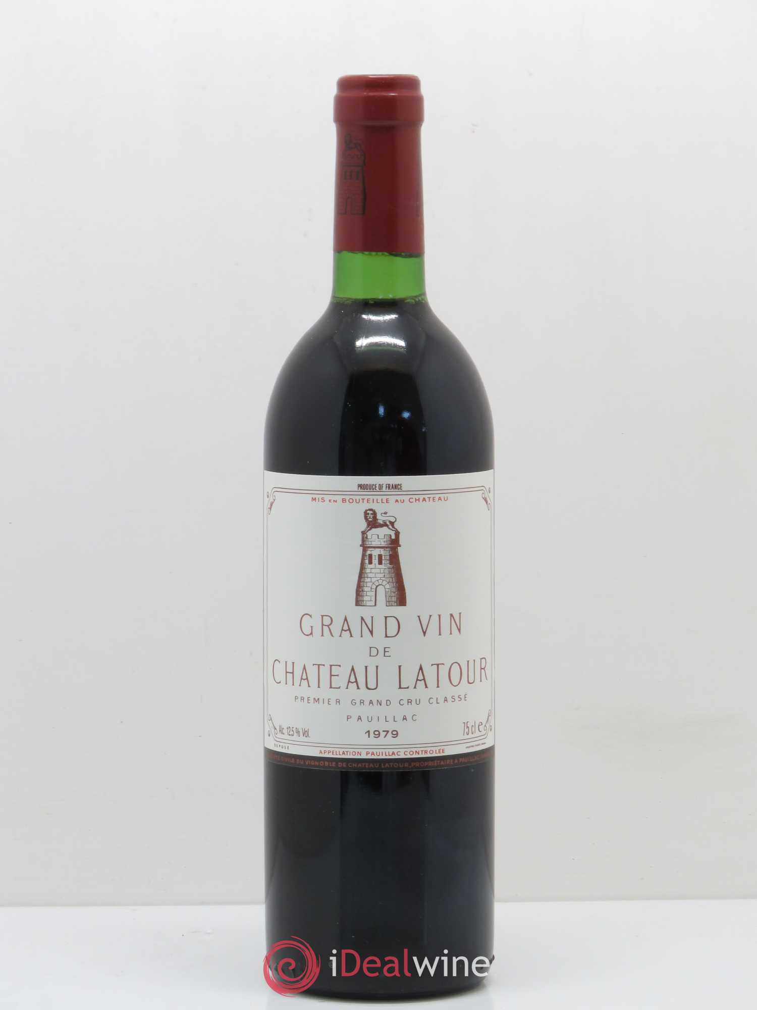 Château Latour 1er Grand Cru Classé 1979 - Lot de 1 bouteille - 0