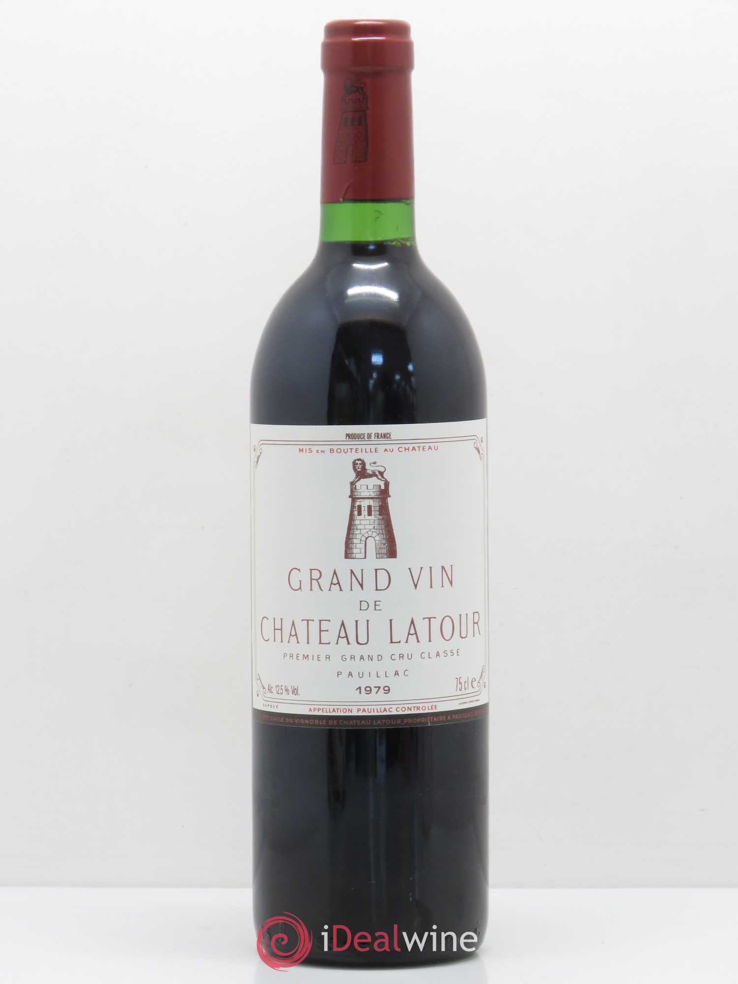 Château Latour 1er Grand Cru Classé 1979 - Lot de 1 bouteille - 0