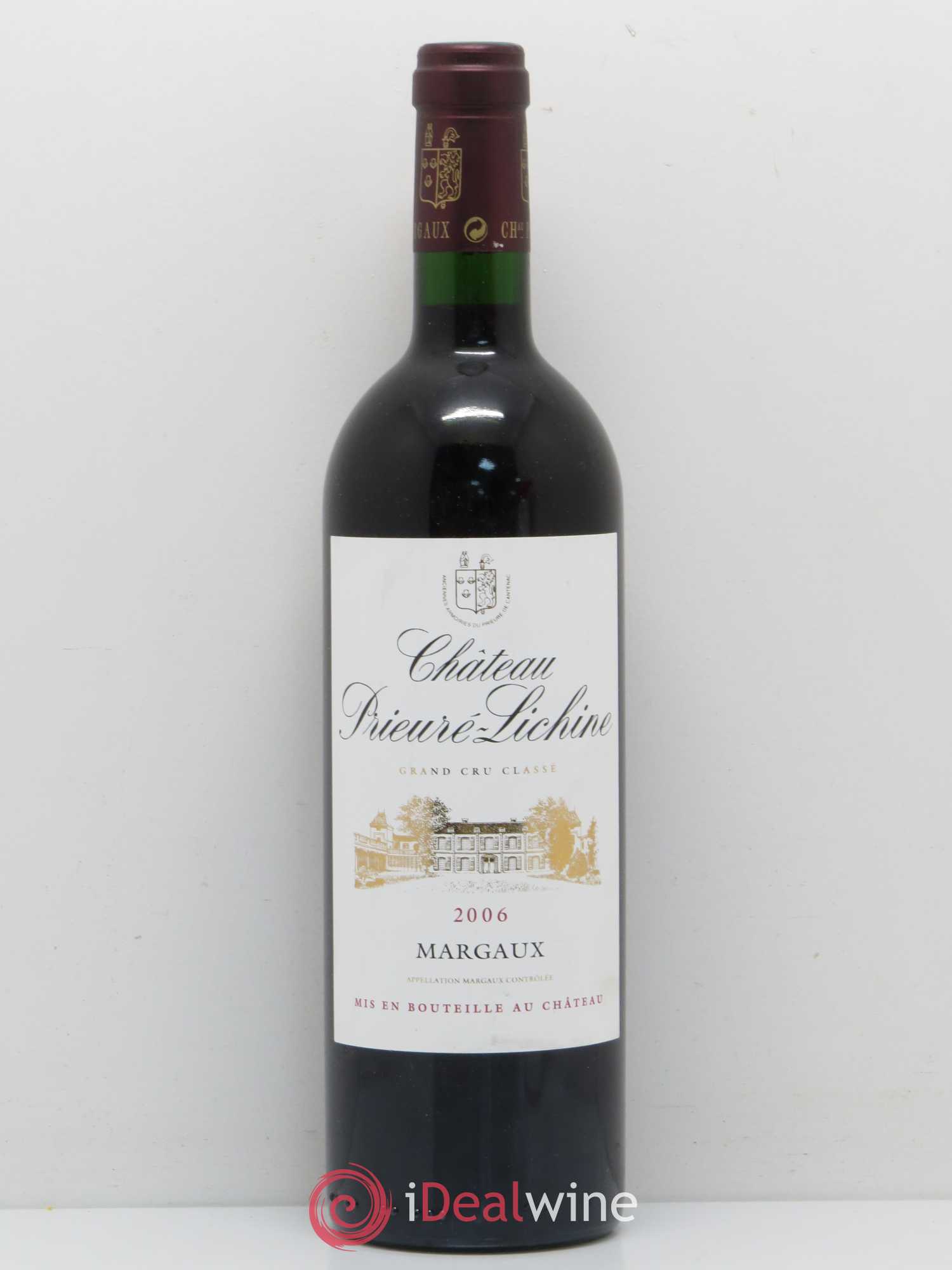 Château Prieuré Lichine 4ème Grand Cru Classé 2006 - Lot de 1 bouteille - 0