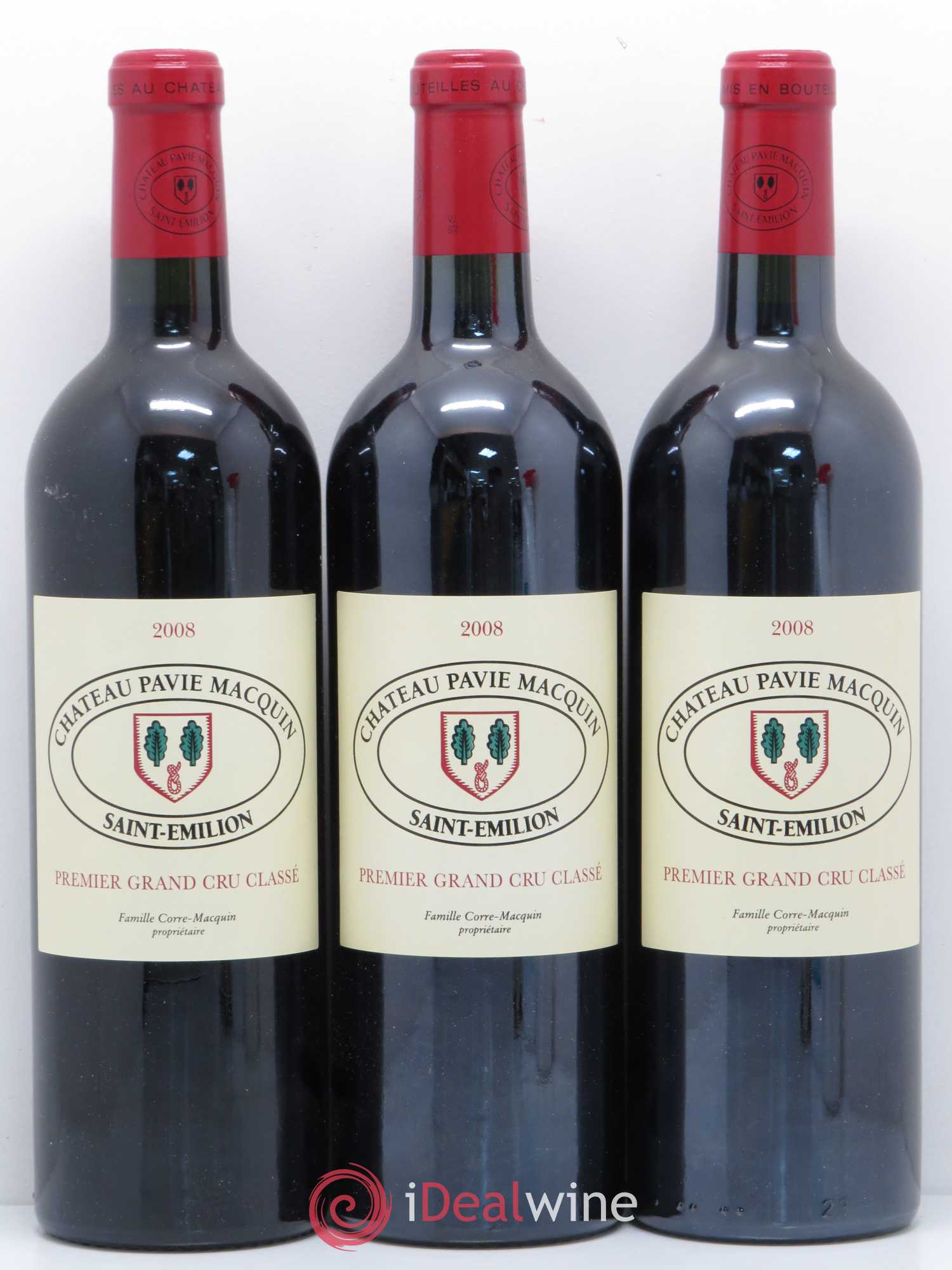 Château Pavie Macquin 1er Grand Cru Classé B 2008 - Lot de 6 bouteilles - 1