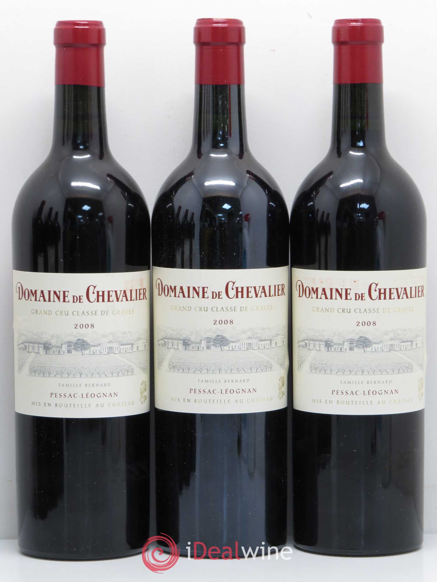 Domaine de Chevalier Cru Classé de Graves 2008 - Lot de 6 bouteilles - 1