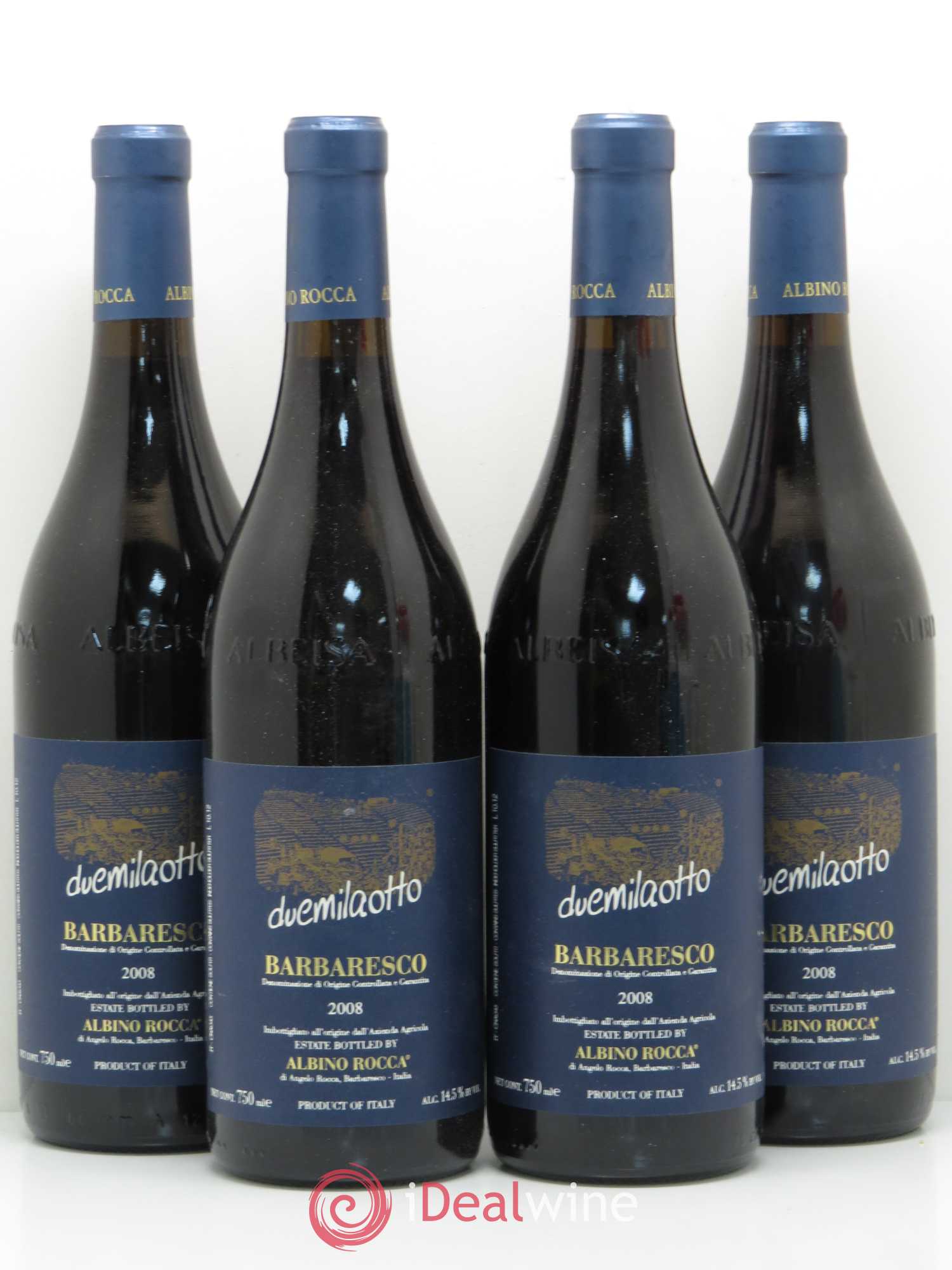 Barbaresco DOCG Albino Roca 2008 - Lot of 4 bottles - 0