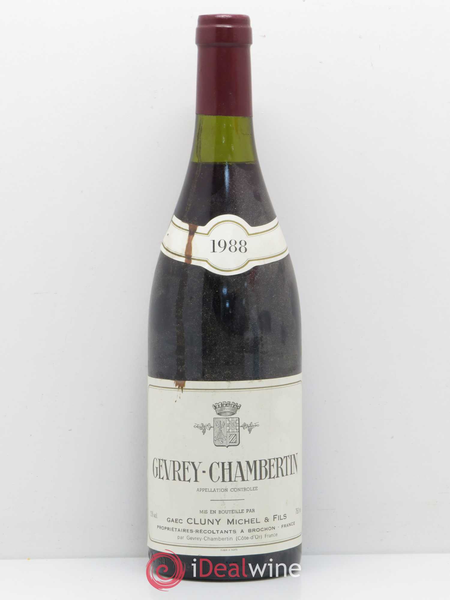 Gevrey-Chambertin Cluny Michel 1988 - Posten von 1 Flasche - 0